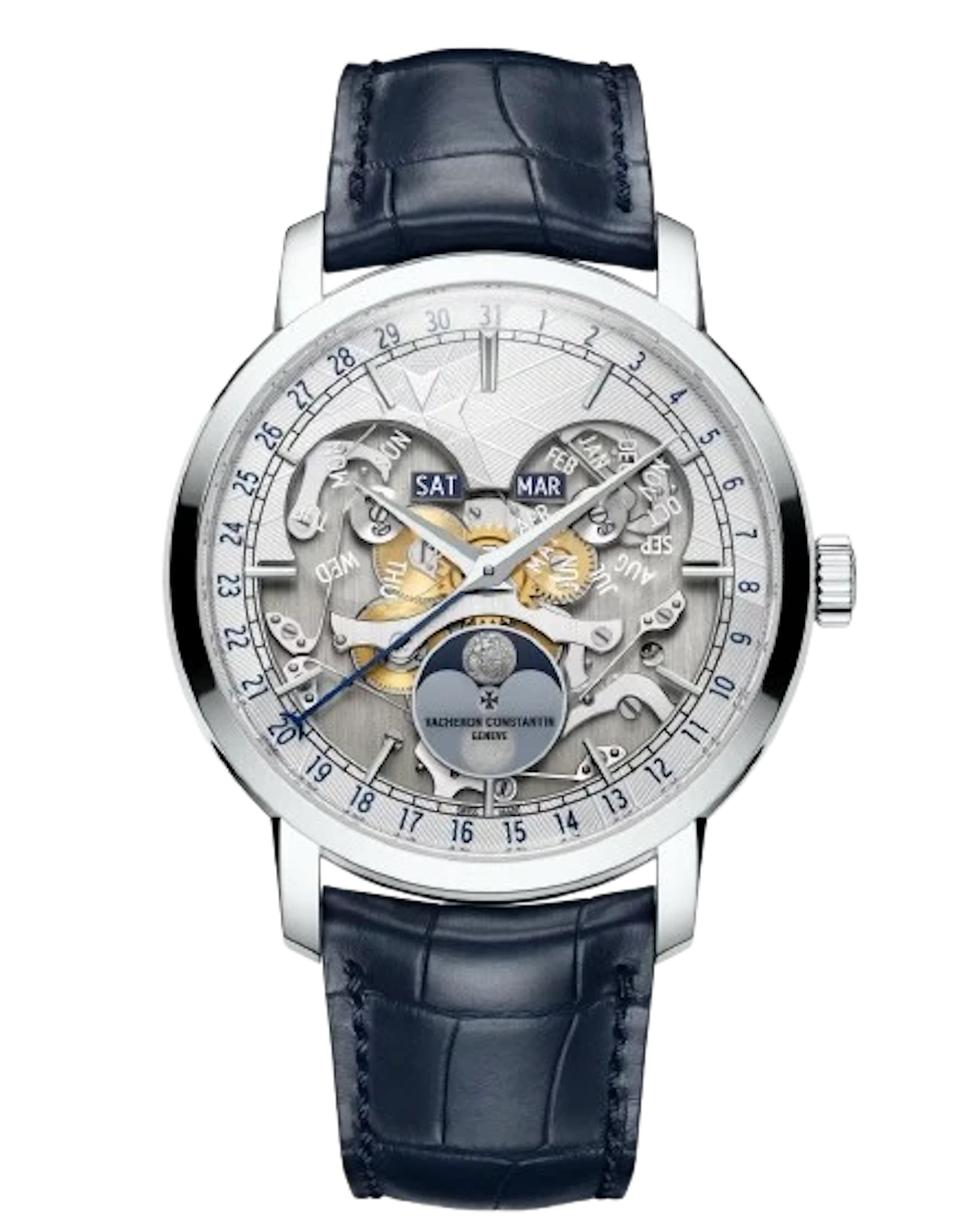 Vacheron Constantin Traditionnelle Complete Calendar Openface Platinum