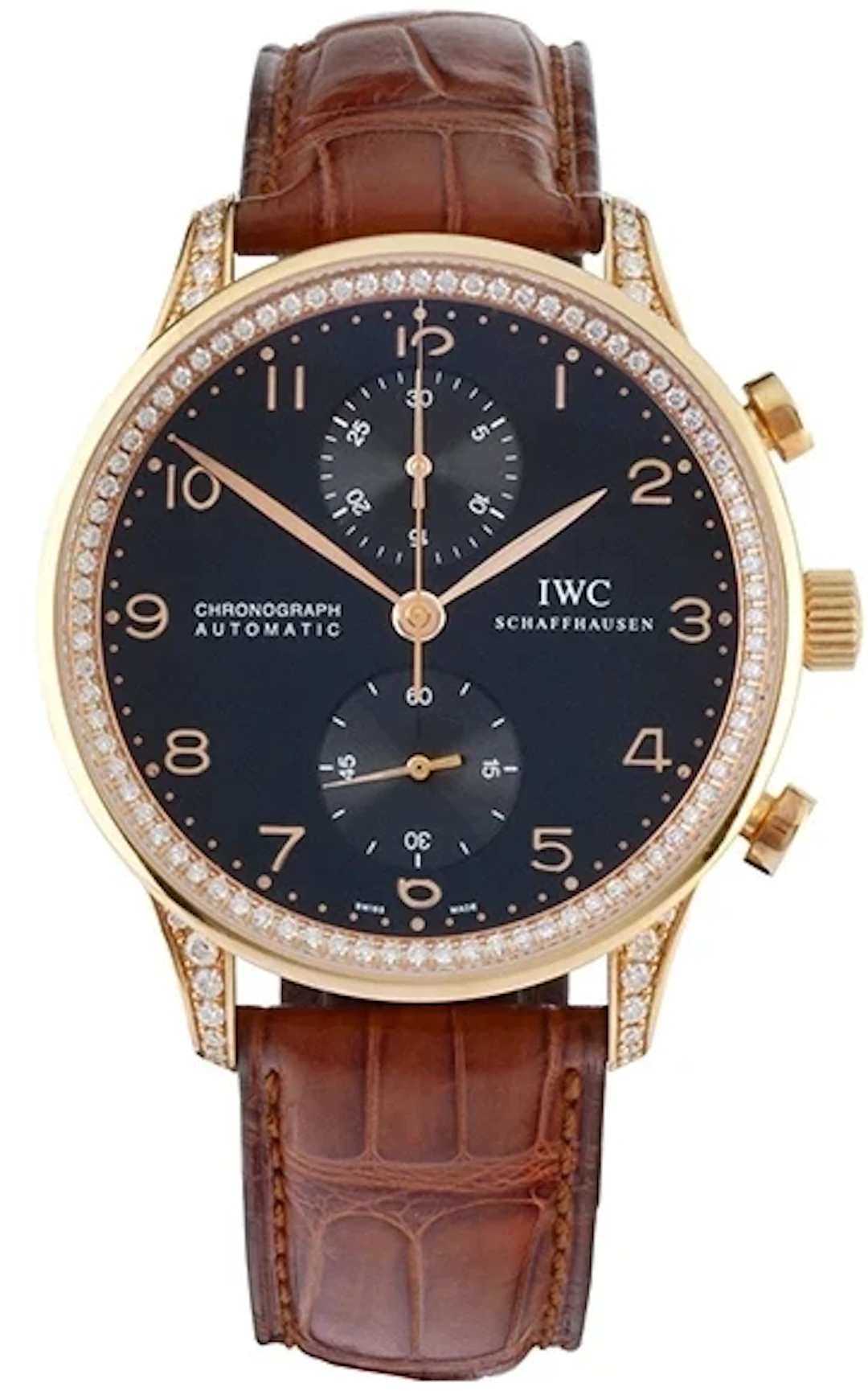 IWC Portuguese Chrono-Automatic Chronograph 18K Rose Gold Men's Watch