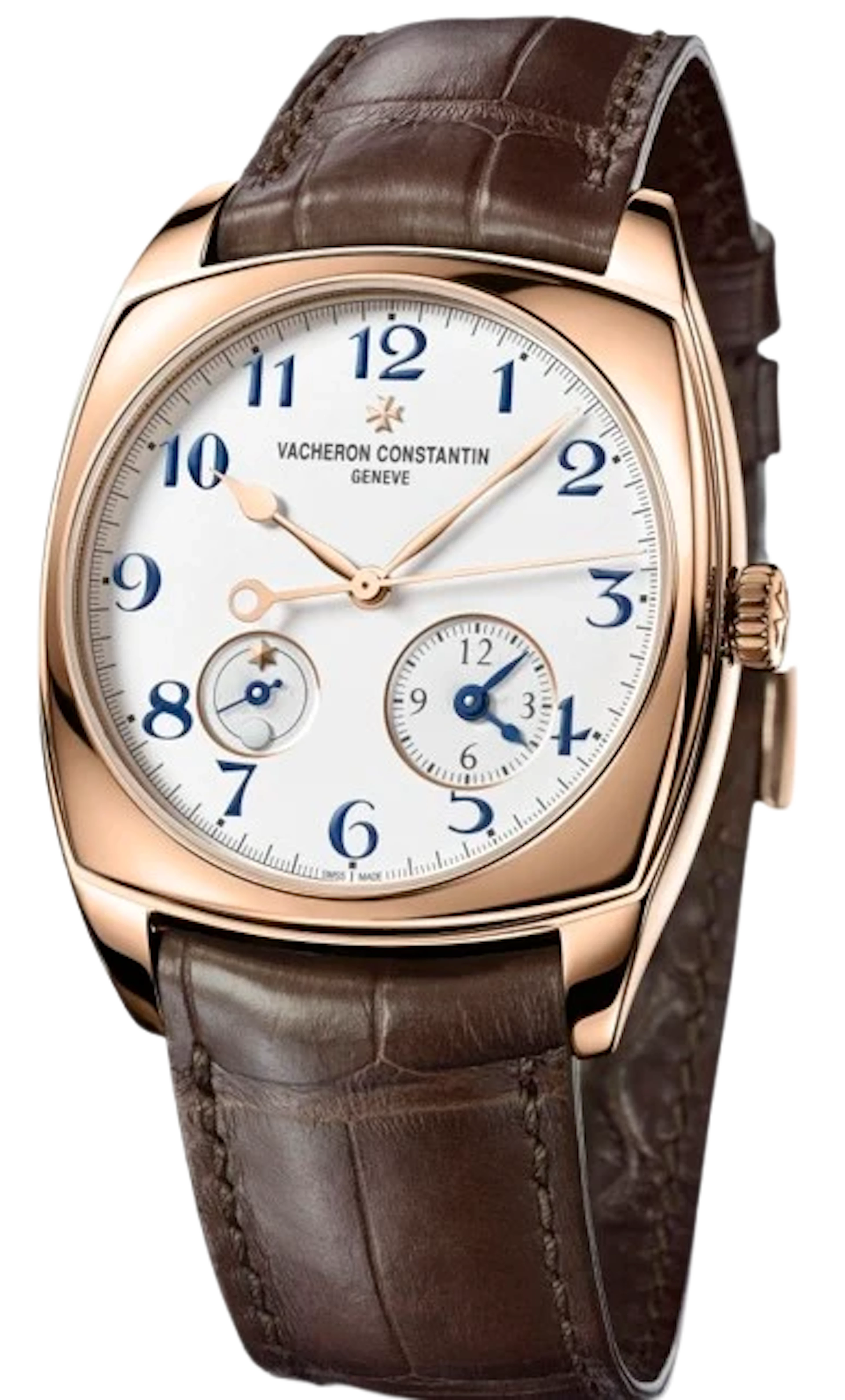 Vacheron Constantin Harmony Dual Time 18K Rose Gold Men’s Watch