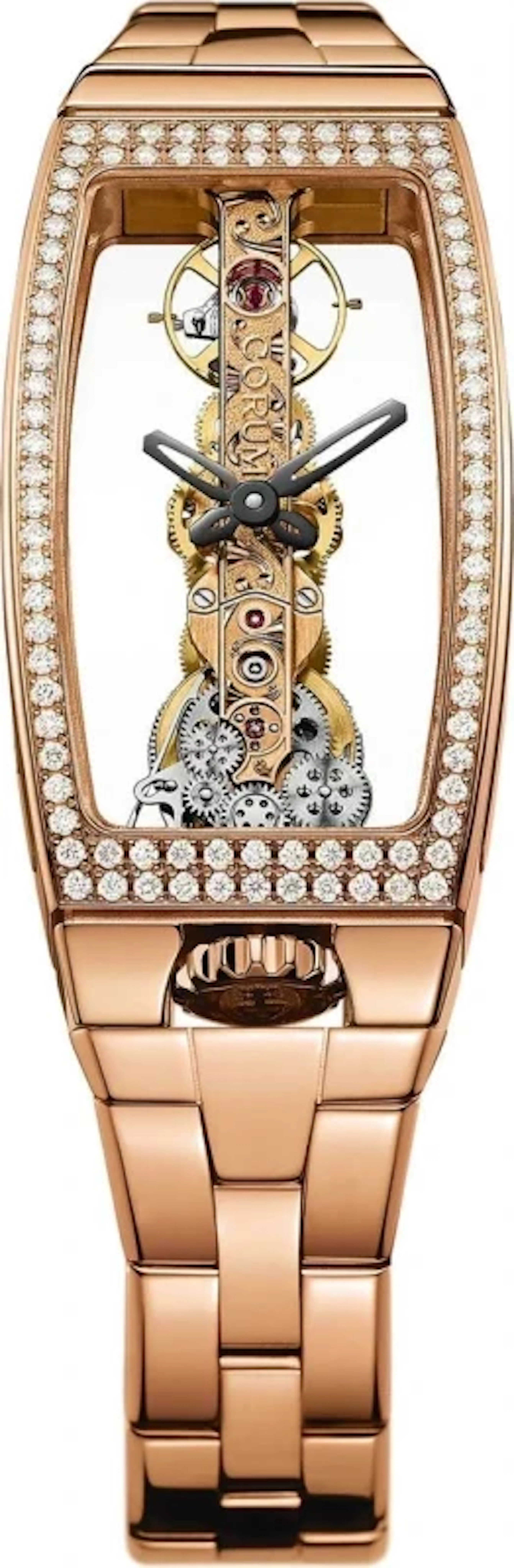 Corum Golden Bridge Miss 18K Rose Gold Lady's Watch