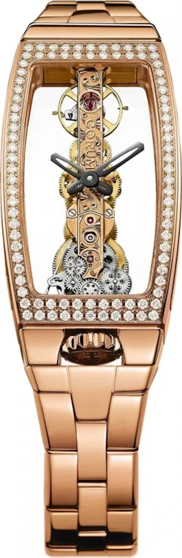 Corum Golden Bridge Miss 18K Rose Gold Lady's Watch