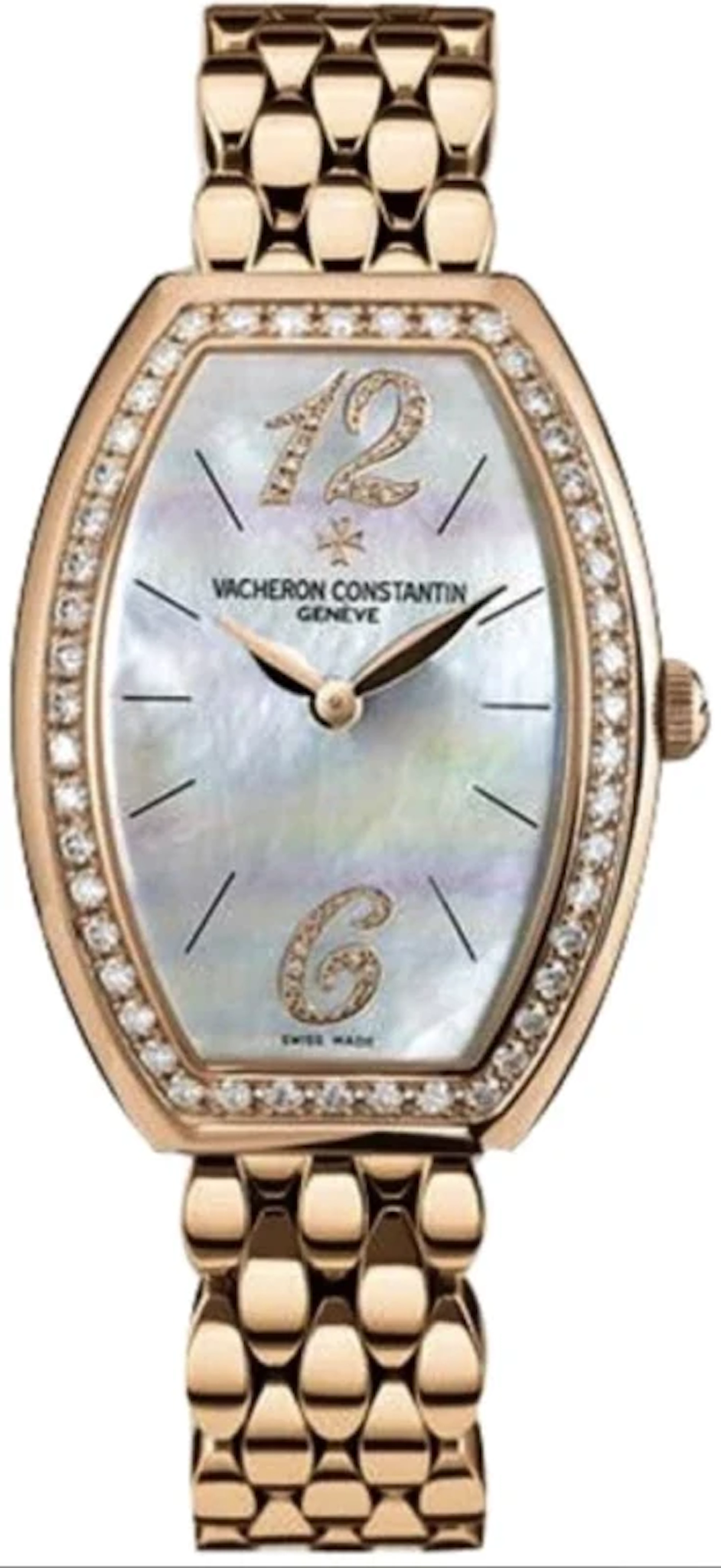 Vacheron Constantin Egerie 18K Rose Gold & Diamonnds Lady's Watch