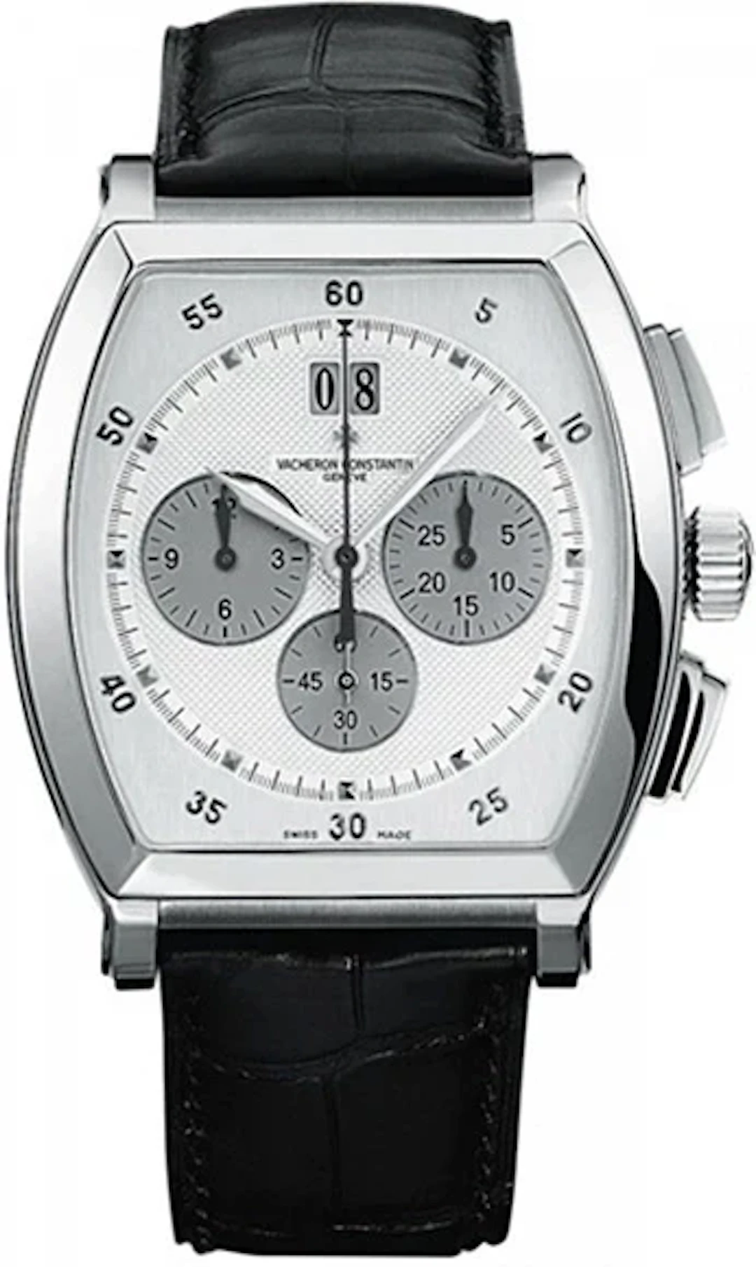 Vacheron Constantin Malte Tonneau Chronograph 18K White Gold Men's Watch