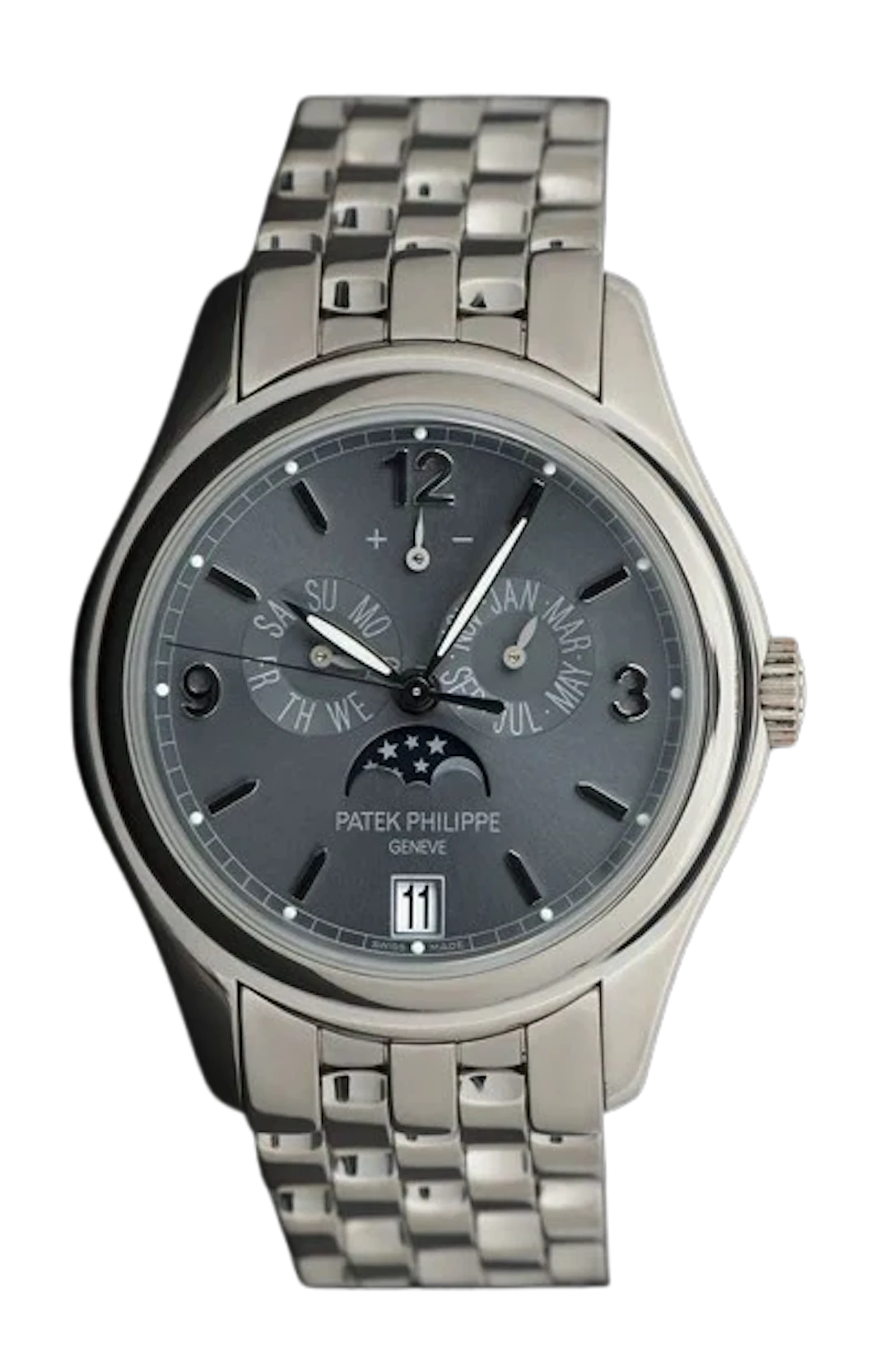 Patek Philippe Annual Calendar 18K White Gold Unisex Watch