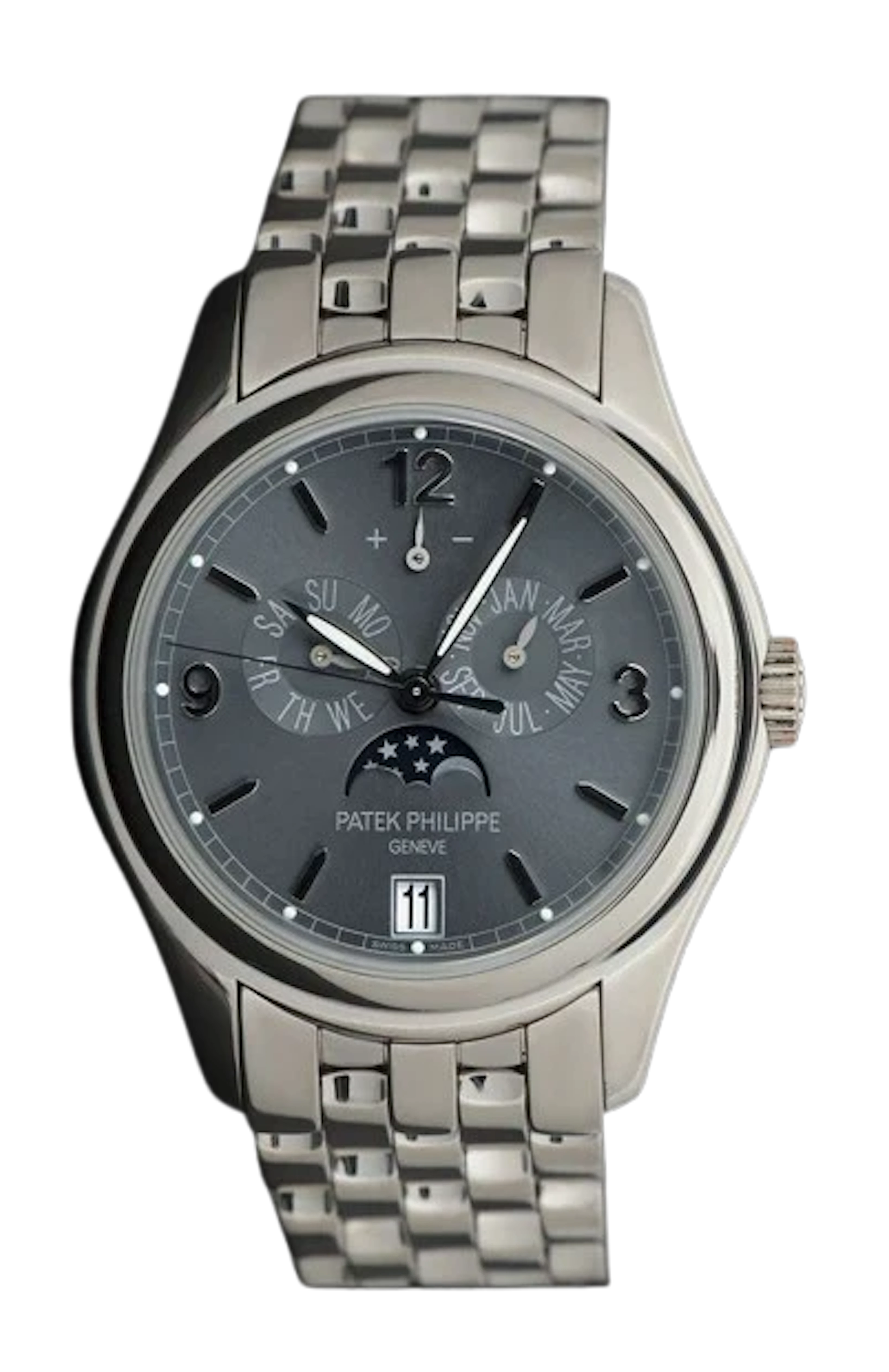 Patek Philippe Annual Calendar 18K White Gold Unisex Watch