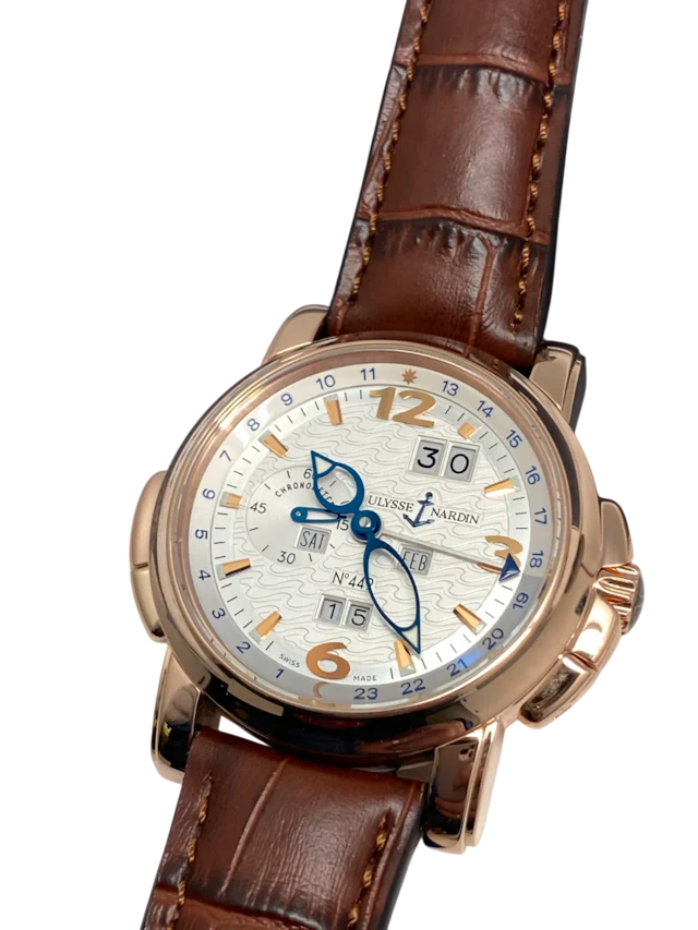 Ulysse Nardin GMT Perpetual Limited Edition 18K Rose Gold Men's Watch