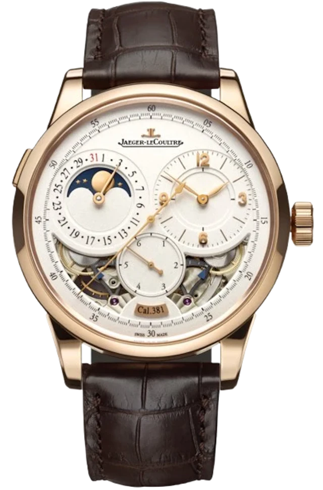 Jaeger-LeCoultre Duometre Quantieme Lunaire 18K Rose Gold Men’s Watch