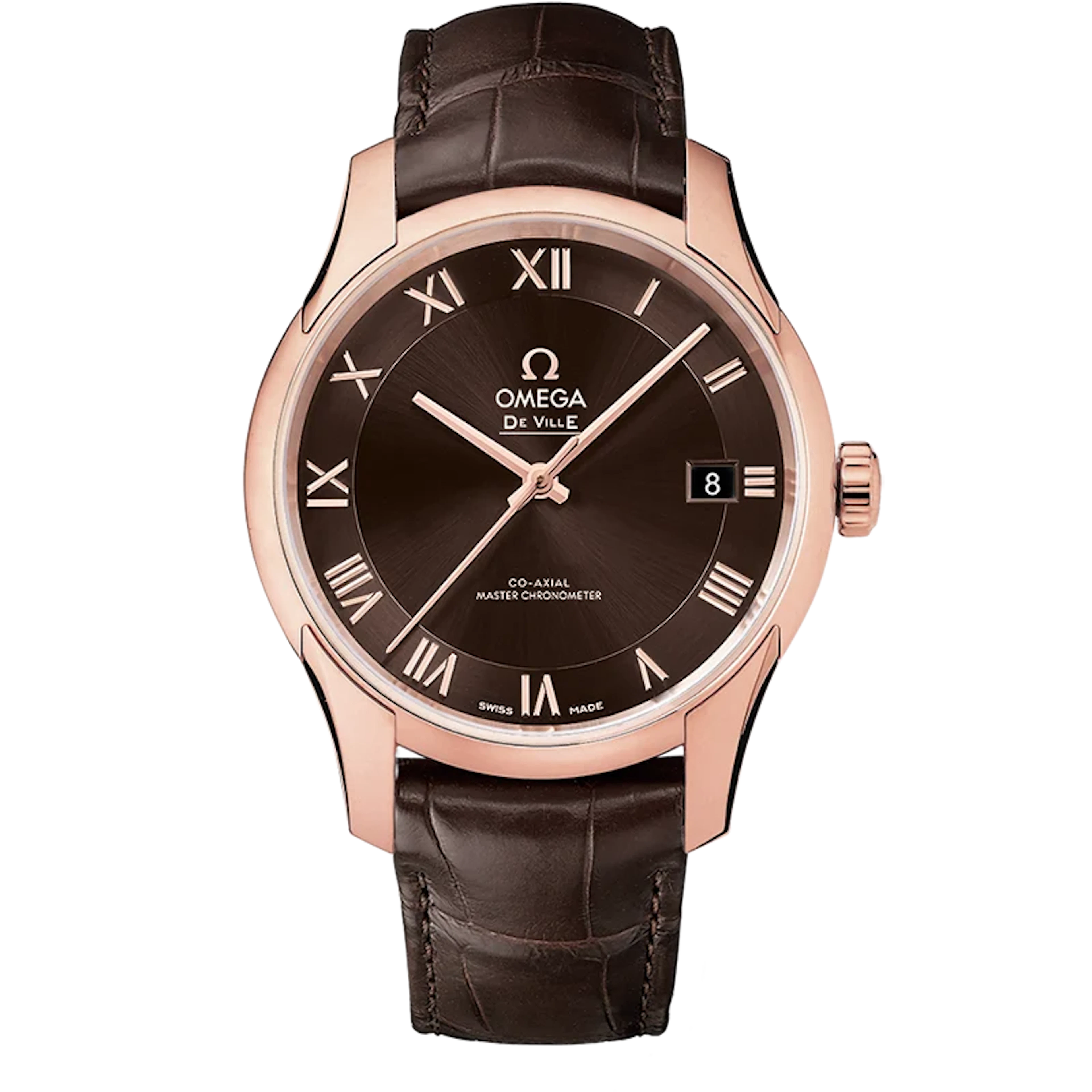 Omega De Vile Hour Vision Co-Axial Master 18K Sedna™Gold Men's Watch