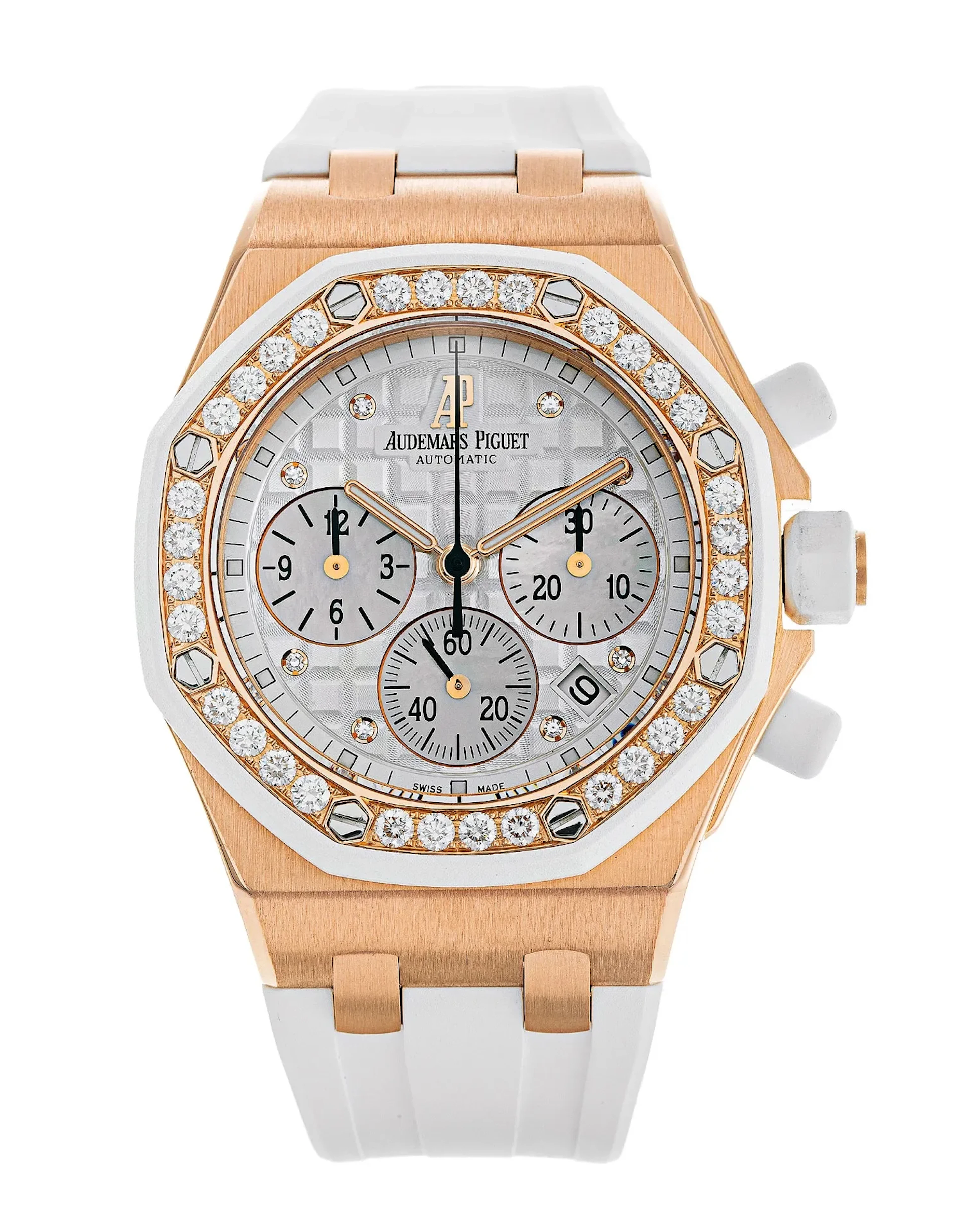Audemars Piguet Royal Oak Offshore Chronograph 18K Rose Gold & Diamonds
