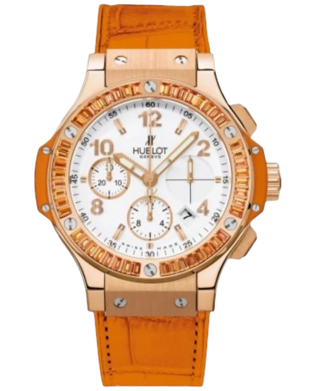 Hublot Big Bang Tutti Frutti Chronograph 18K Rose Gold & Orange Sapphire