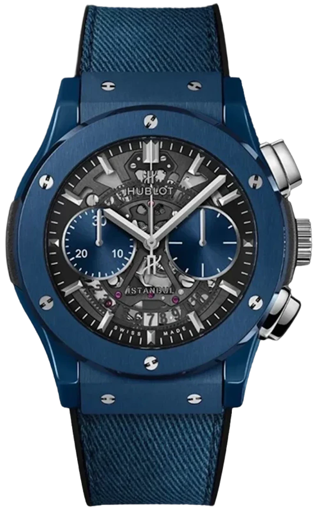 Hublot Classic Fusion Aerofusion Bosphorus Blue Ceramic Men's Watch