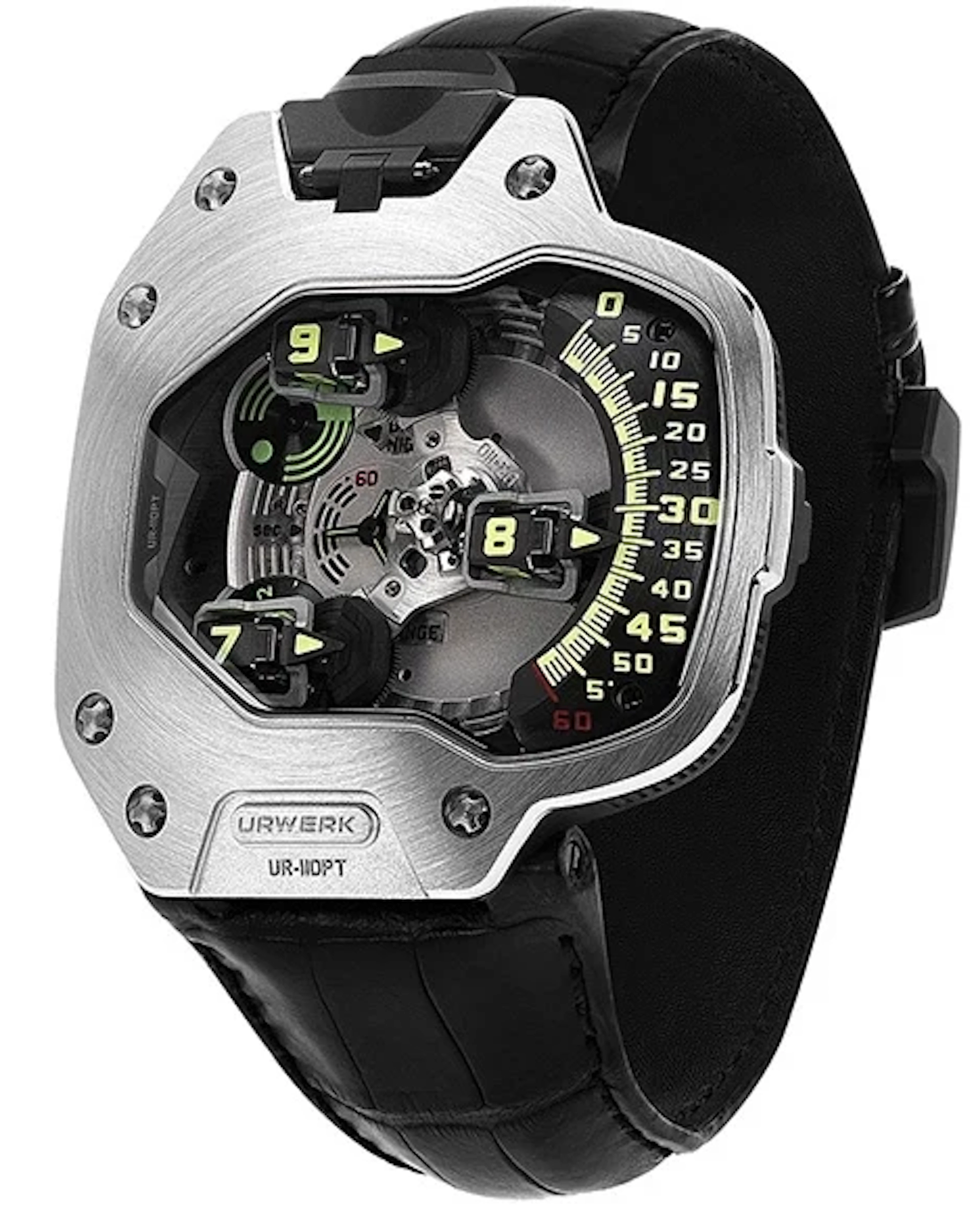 Urwerk UR-110 Titanium & Platinum Men's Watch