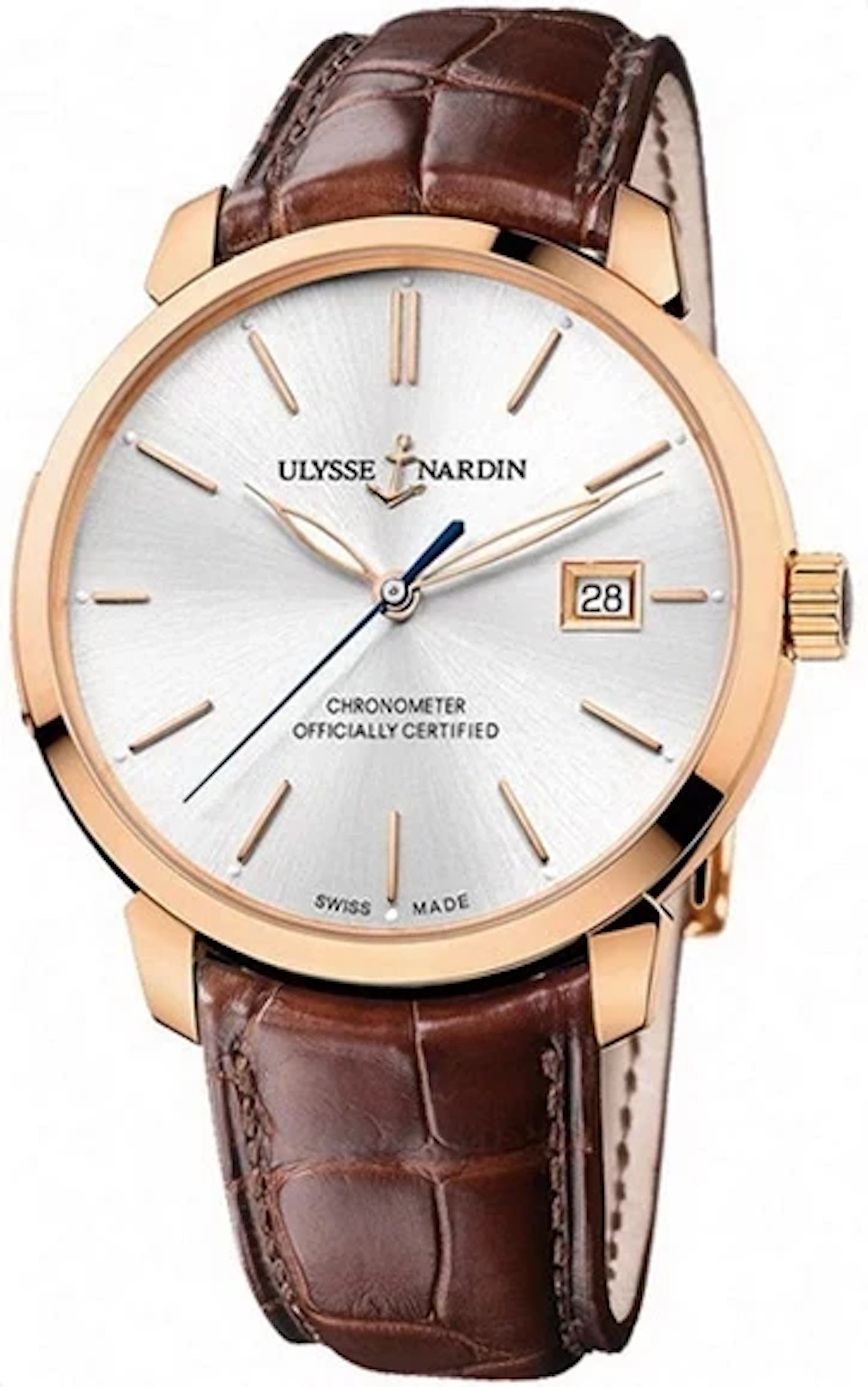 Ulysse Nardin Classico 18k Rose Gold Men's Watch