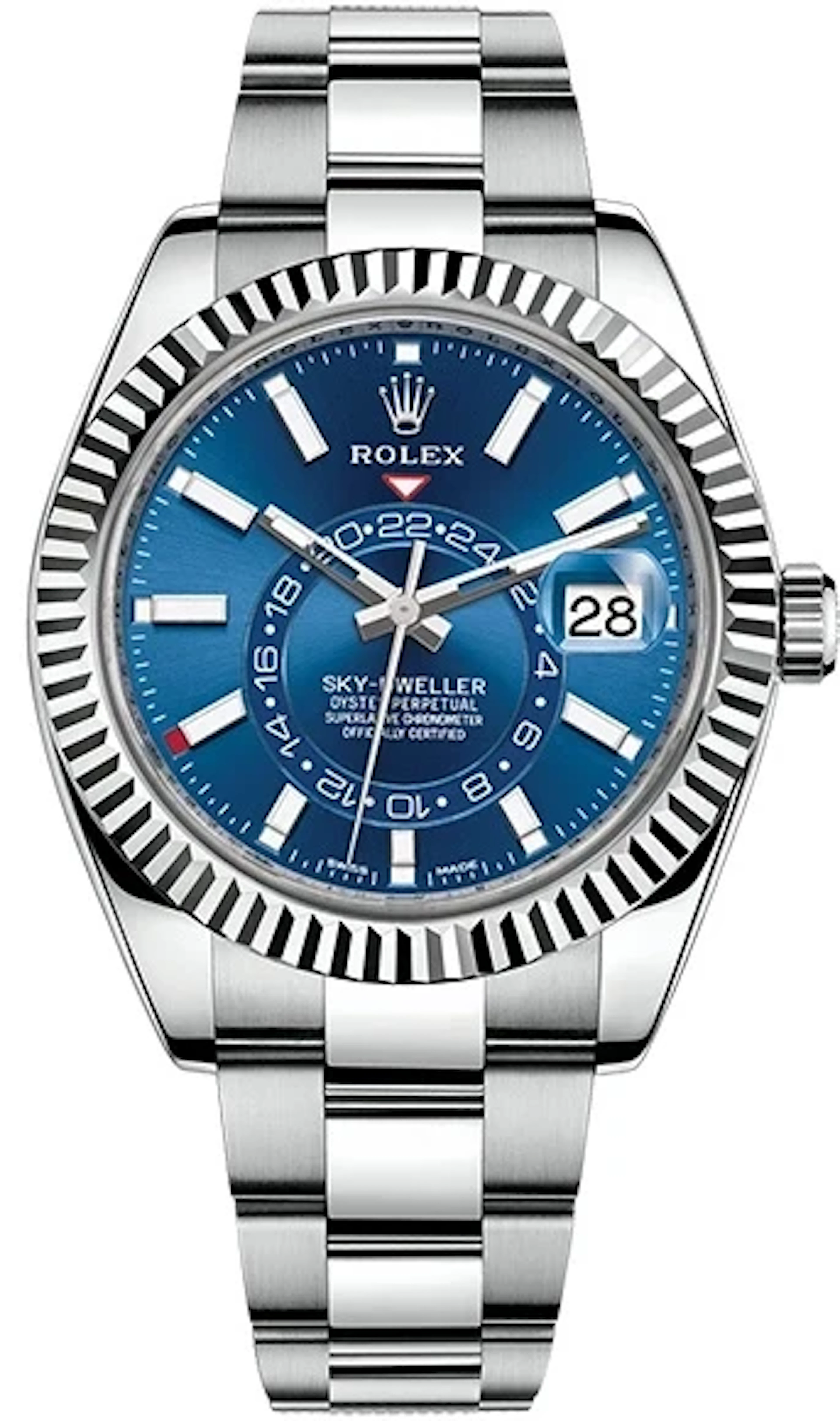 Rolex Sky-Dweller Stainless Steel & 18k White Gold Men's Watch