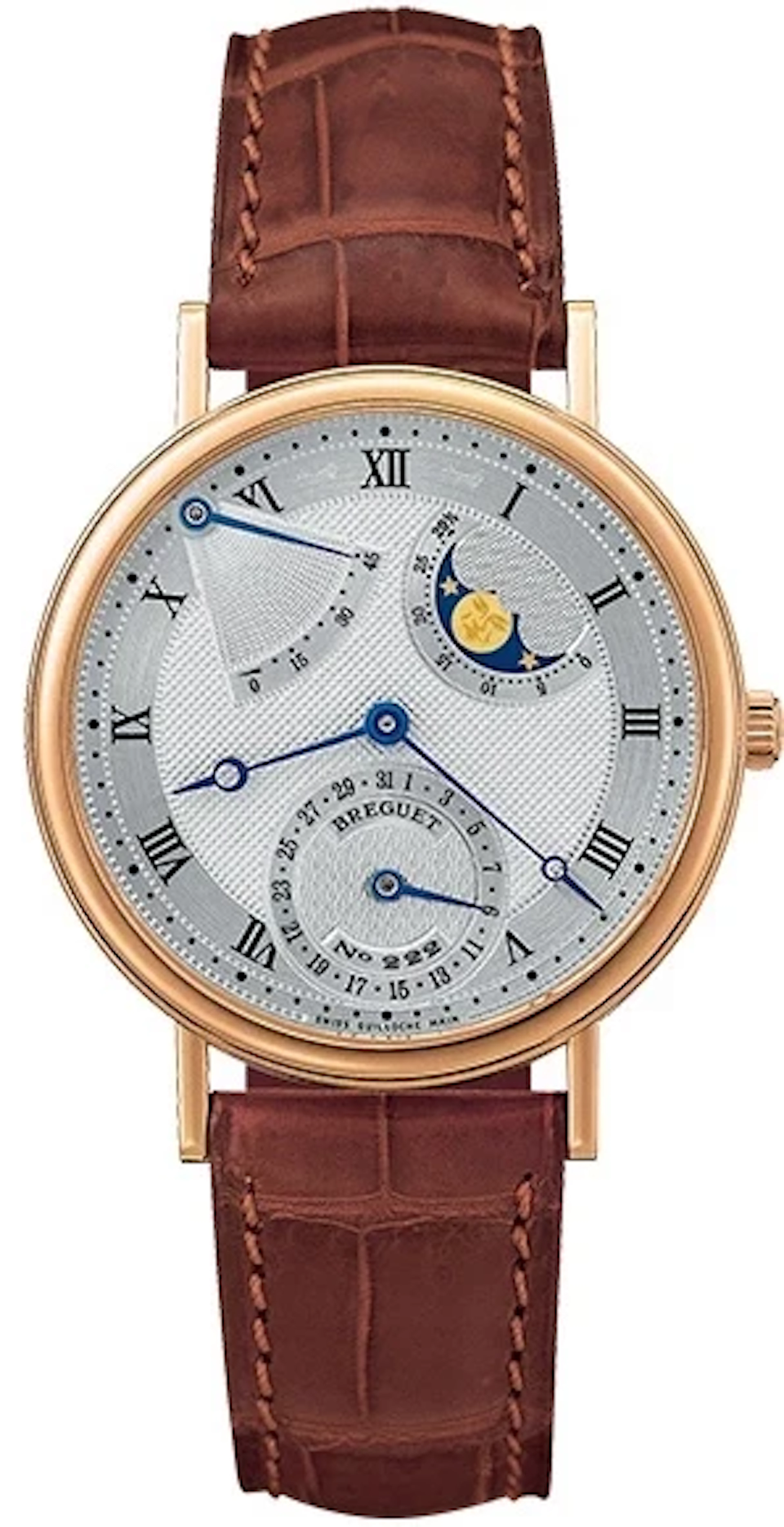 Breguet Classique Power Reserve Moonphase 18K Rose Gold Men's Watch