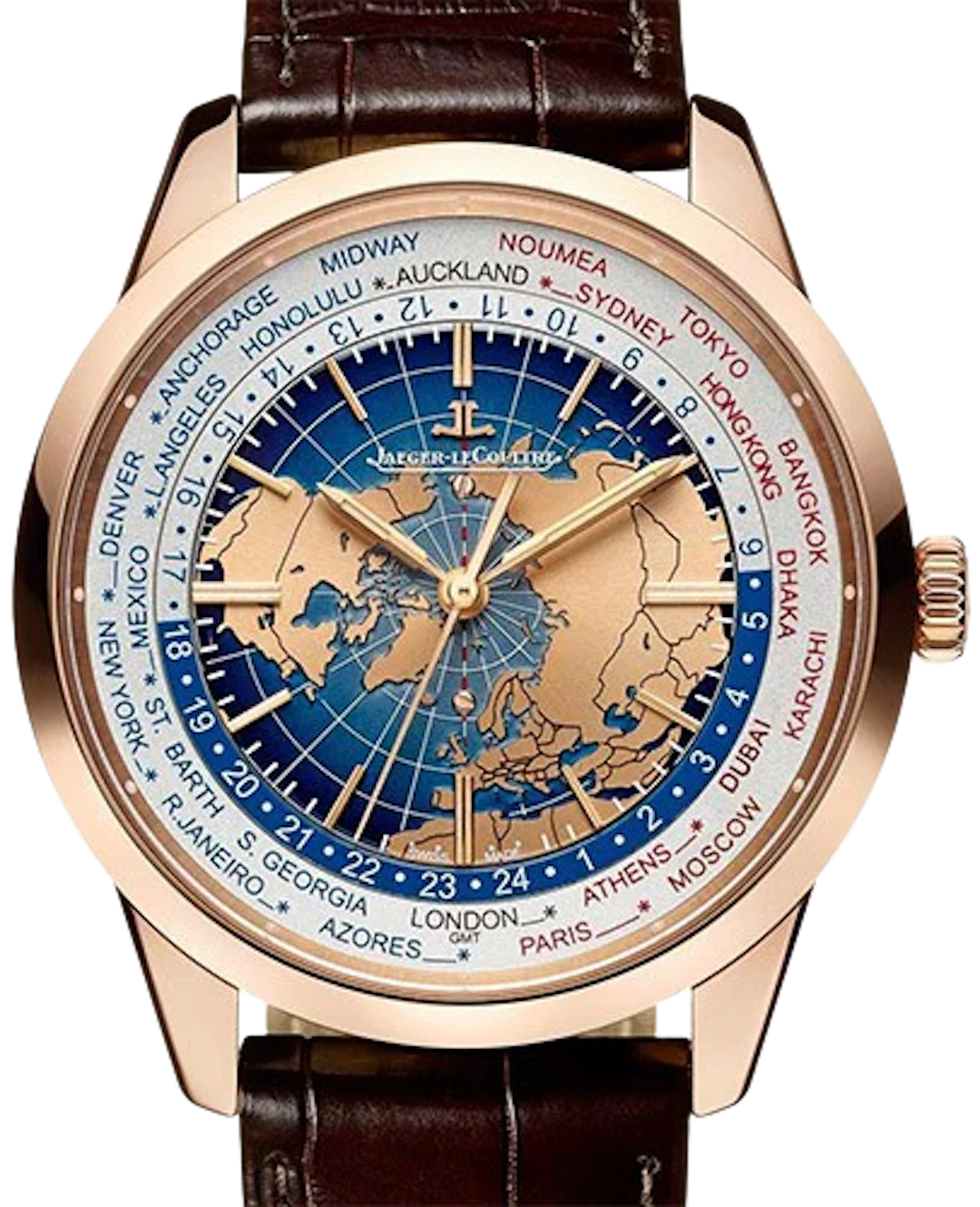 Jaeger-LeCoultre Geophysic Universal Time 18K Rose Gold Men’s Watch