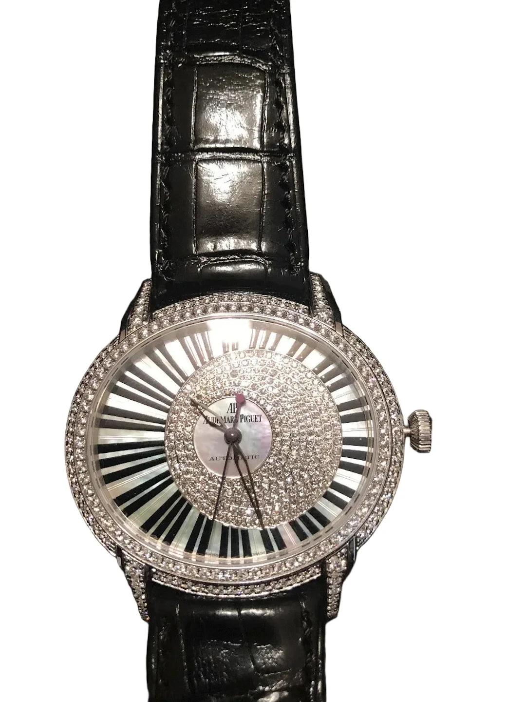 Audemars Piguet Millenary Pianoforte Diamond-Set 18K White Gold Lady's Watch