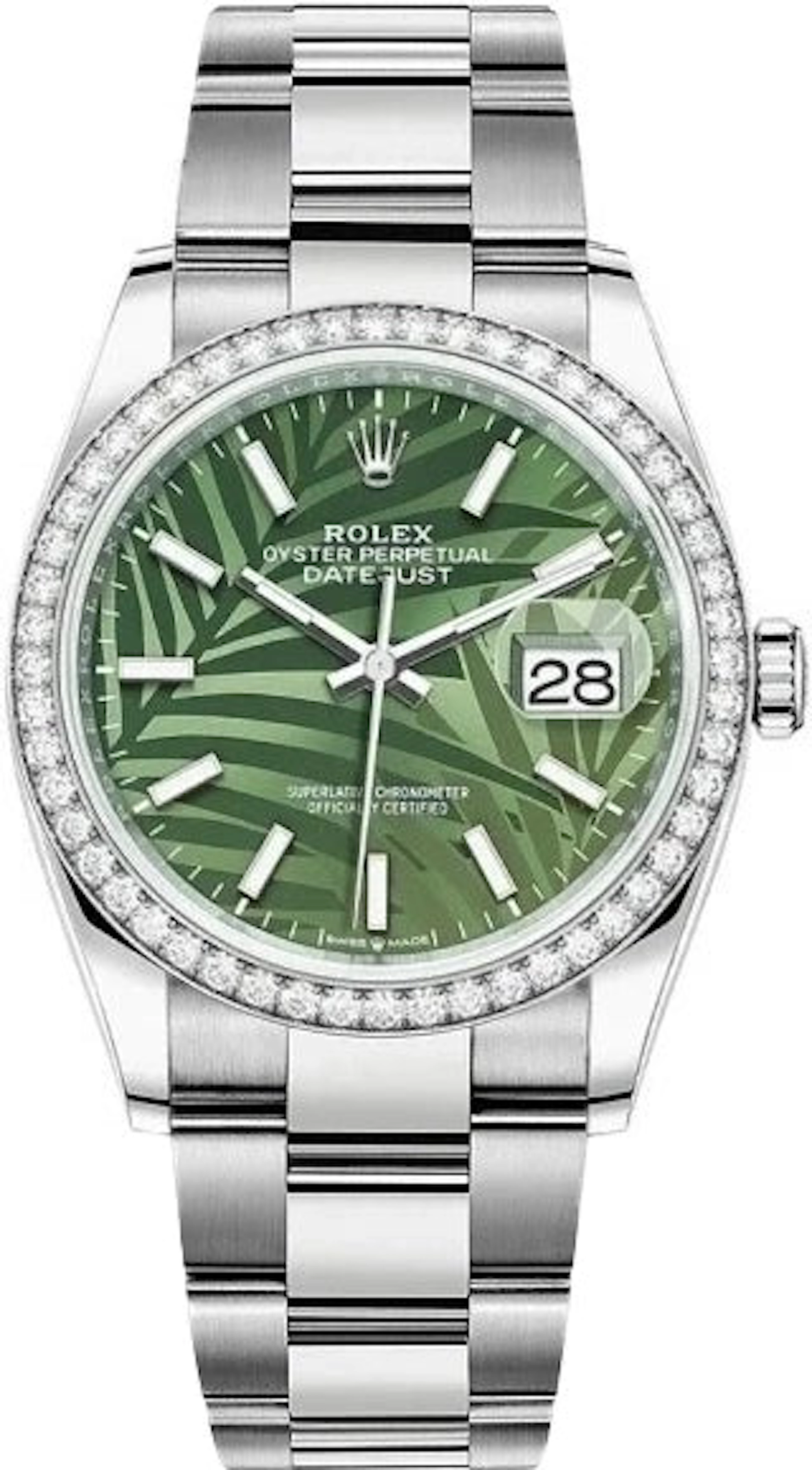 Rolex Datejust Stainless steel & 18K White Gold & Diamonds Lady's Watch