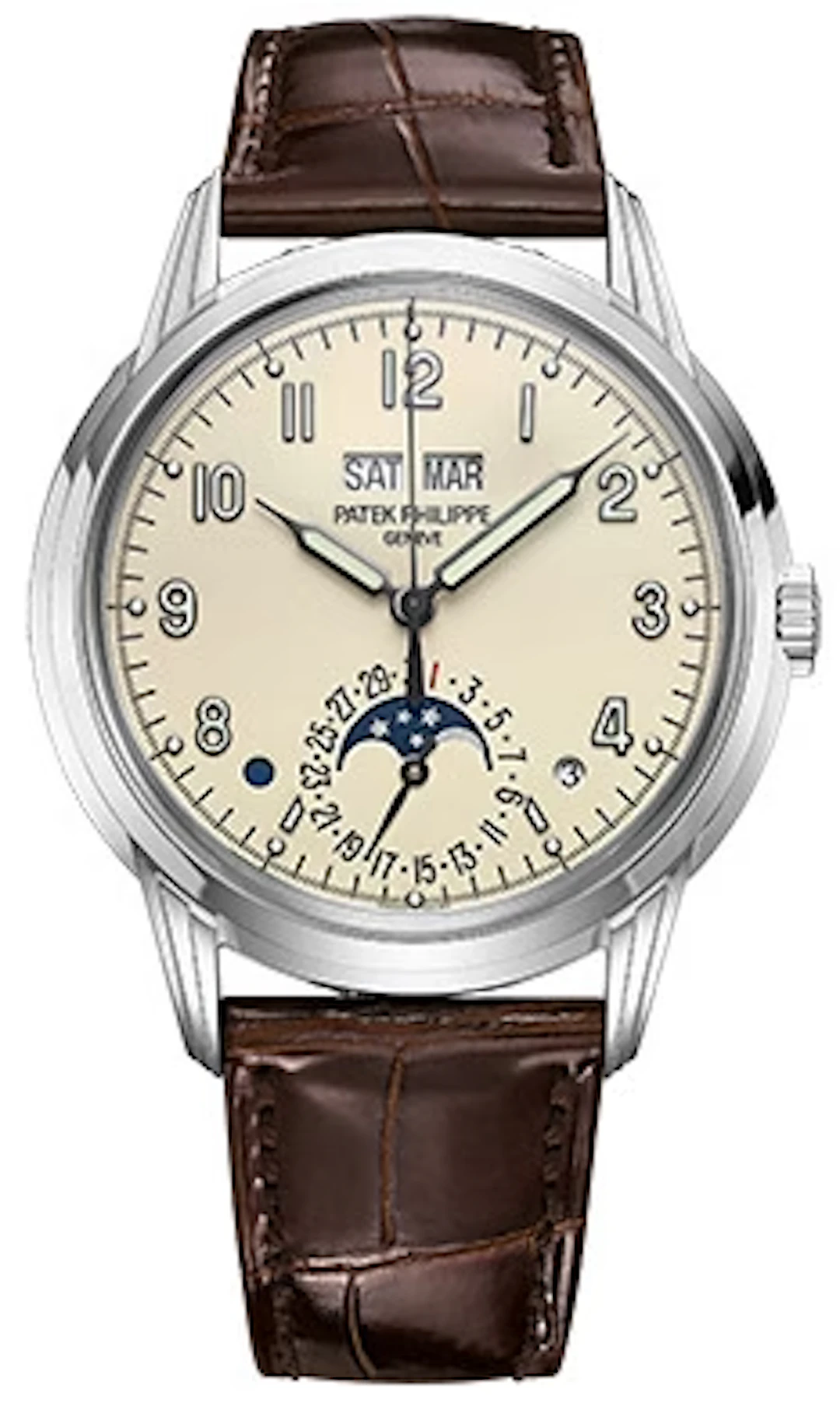 Patek Philippe Grand Complications Perpetual Calendar 18K White Gold