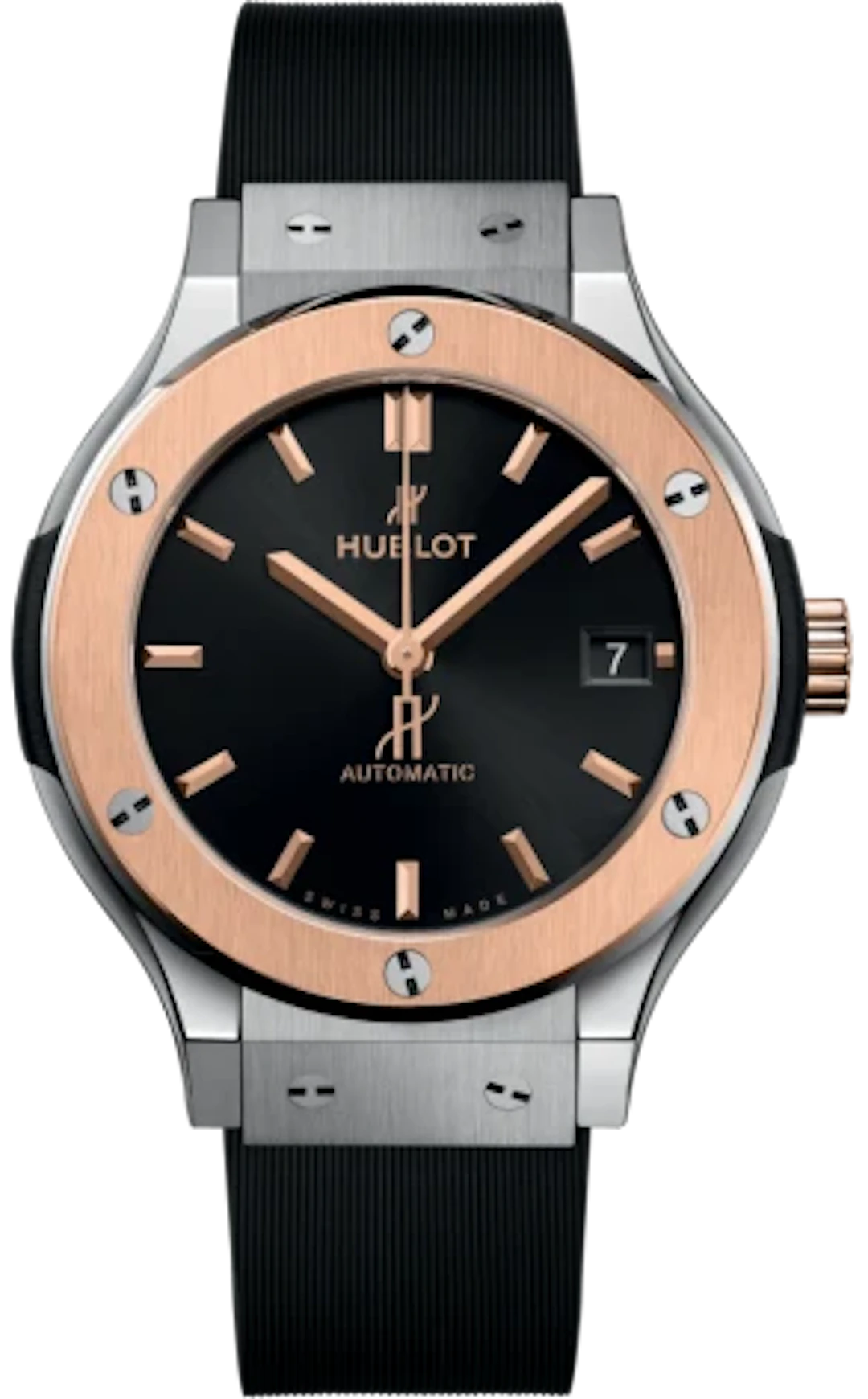 Hublot Classic Fusion Titanium & 18K Rose Gold Men's Watch