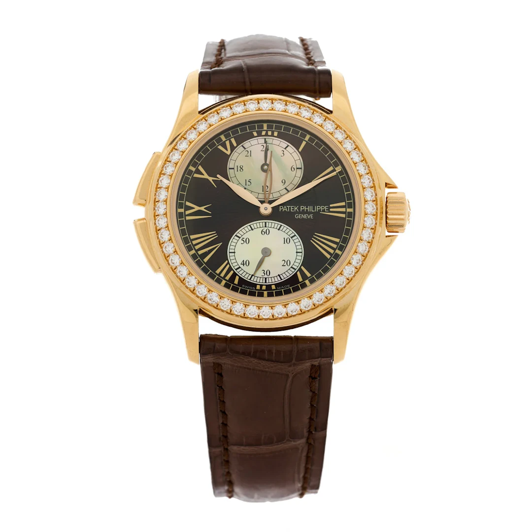 Patek Philippe Complications 18K Rose Gold & Diamonds Ladies Watch