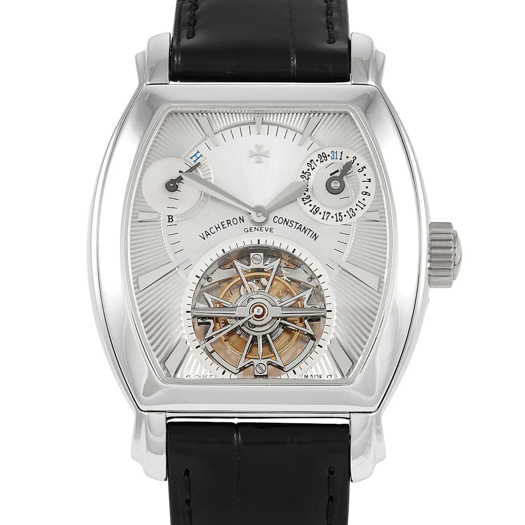 Vacheron Constantin Malte Tonneau Tourbillon Platinum Men's Watch