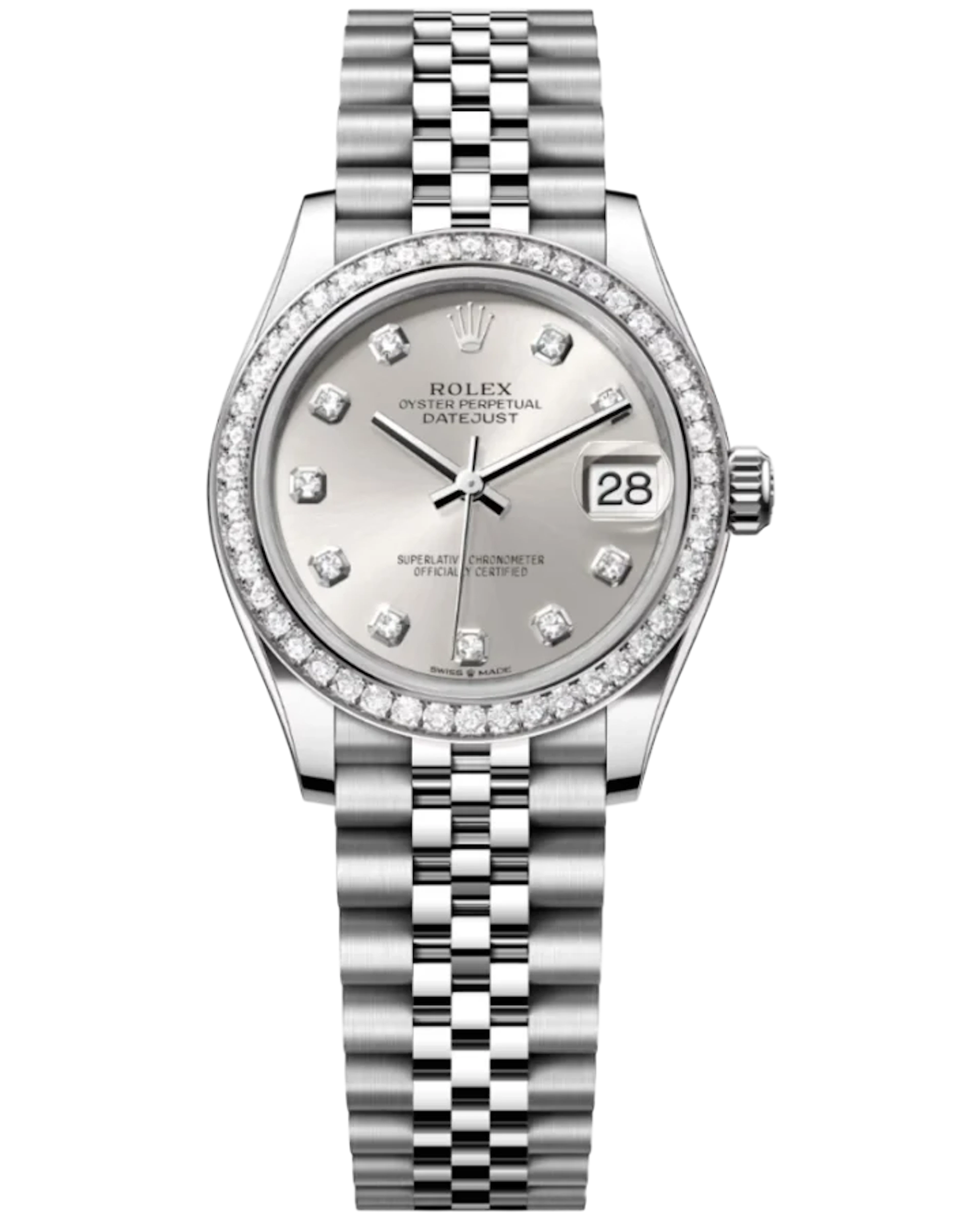 Rolex DateJust Stainless steel & 18K White Gold & Diamonds Lady's Watch