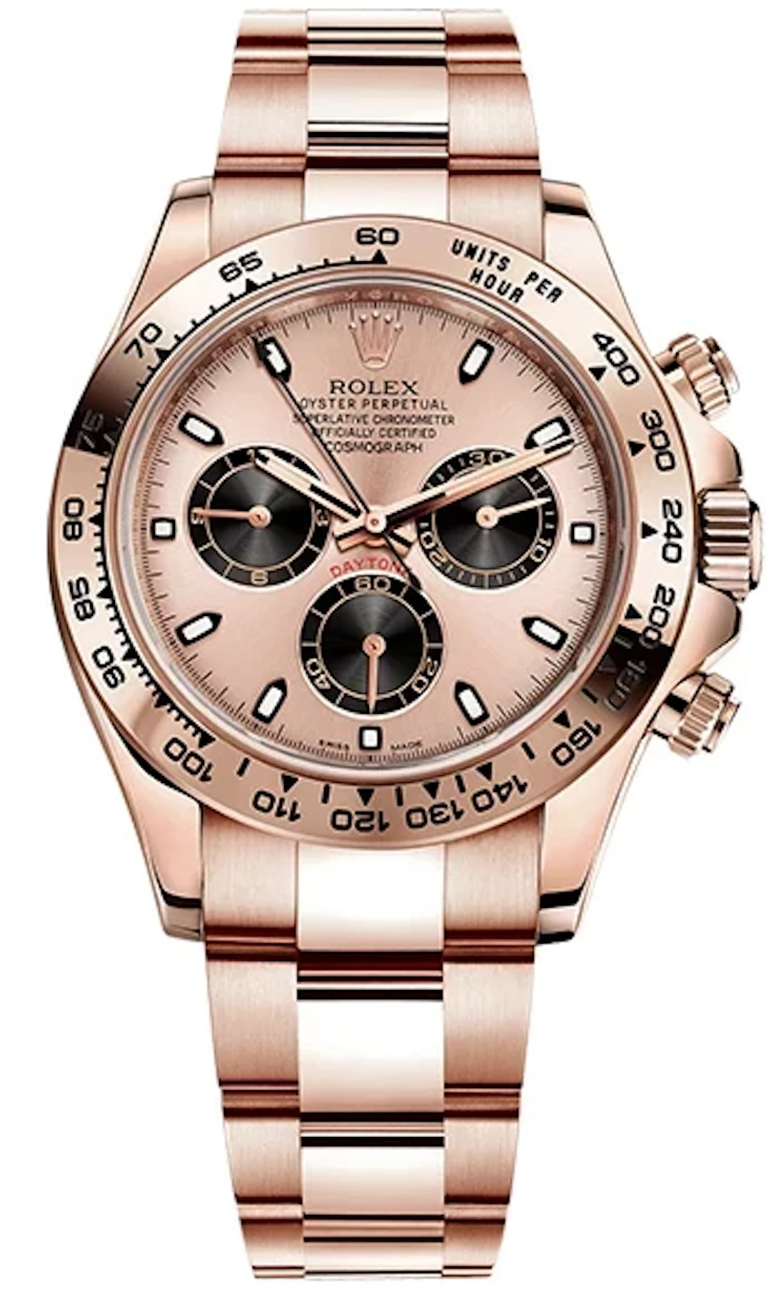 Rolex Oyster Perpetual Cosmograph Daytona 18K Rose Gold Unisex Watch