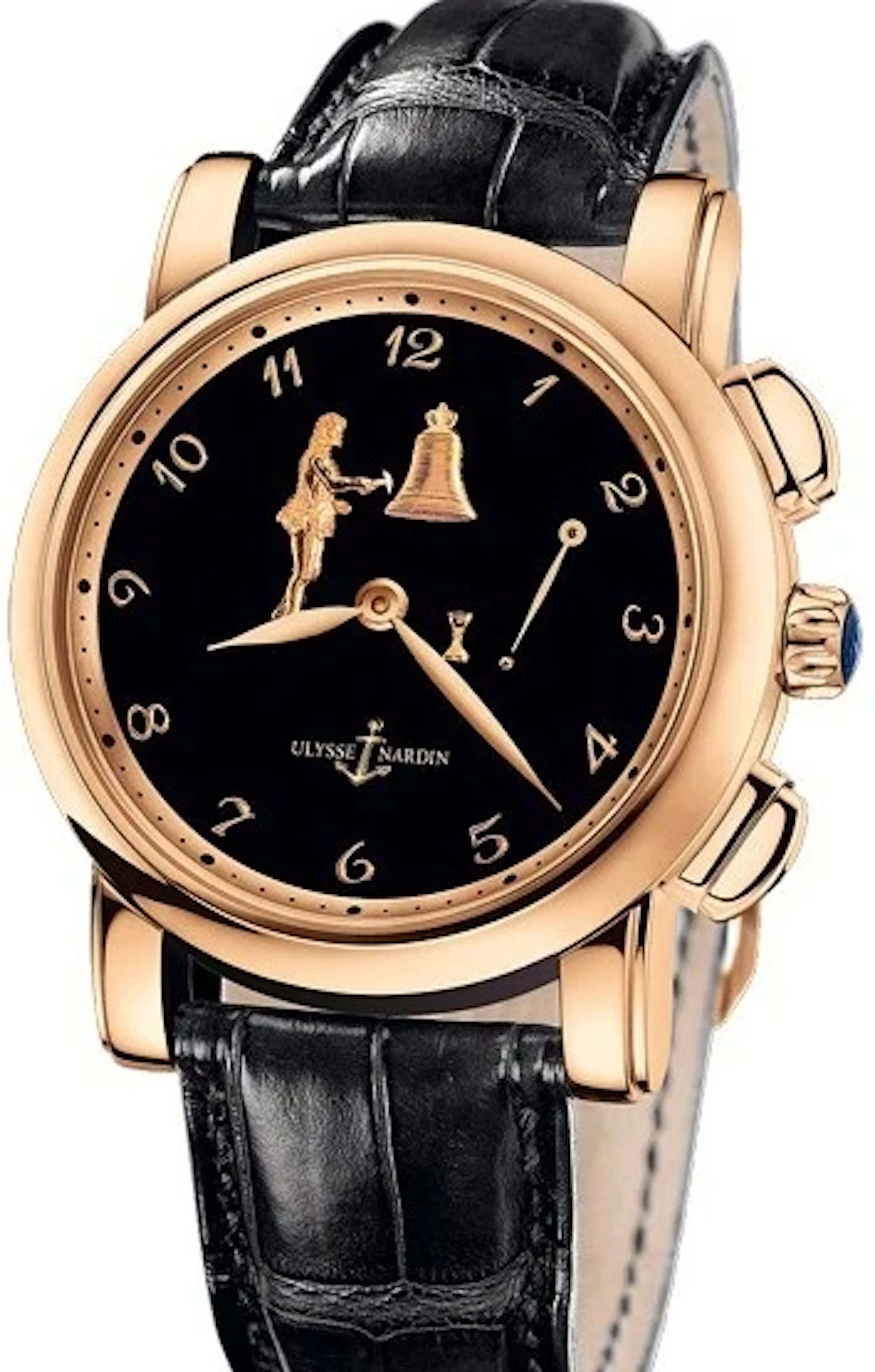 Ulysse Nardin Hour Striker 18K Rose Gold Men's Watch