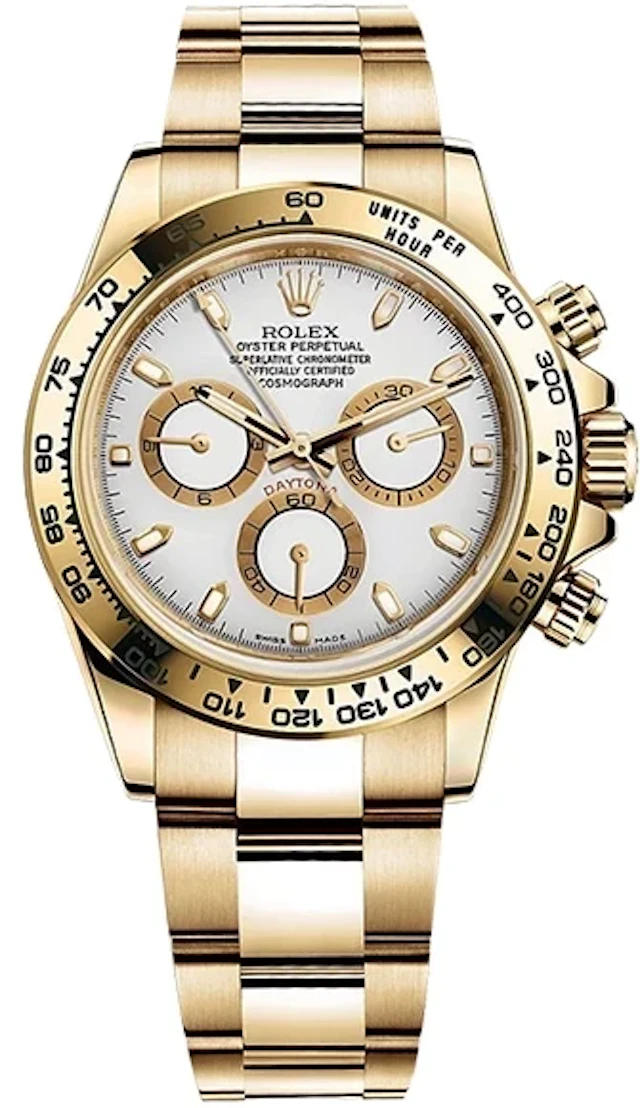 Rolex Cosmograph Daytona 18K Yellow Gold Men's Watch