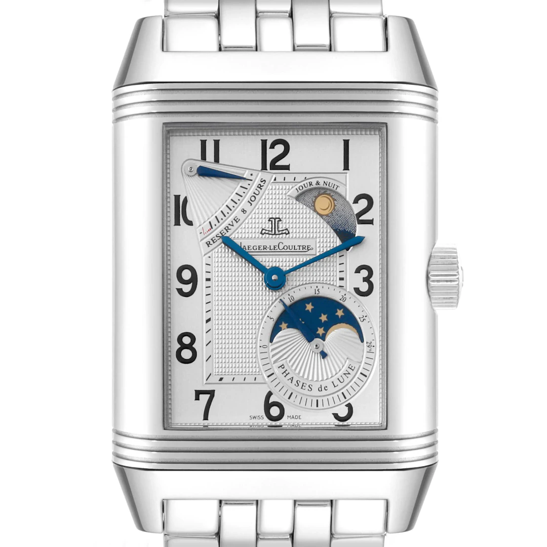 Jaeger-LeCoultre Reverso Grande Sun Moon Stainless Steel Men’s Watch