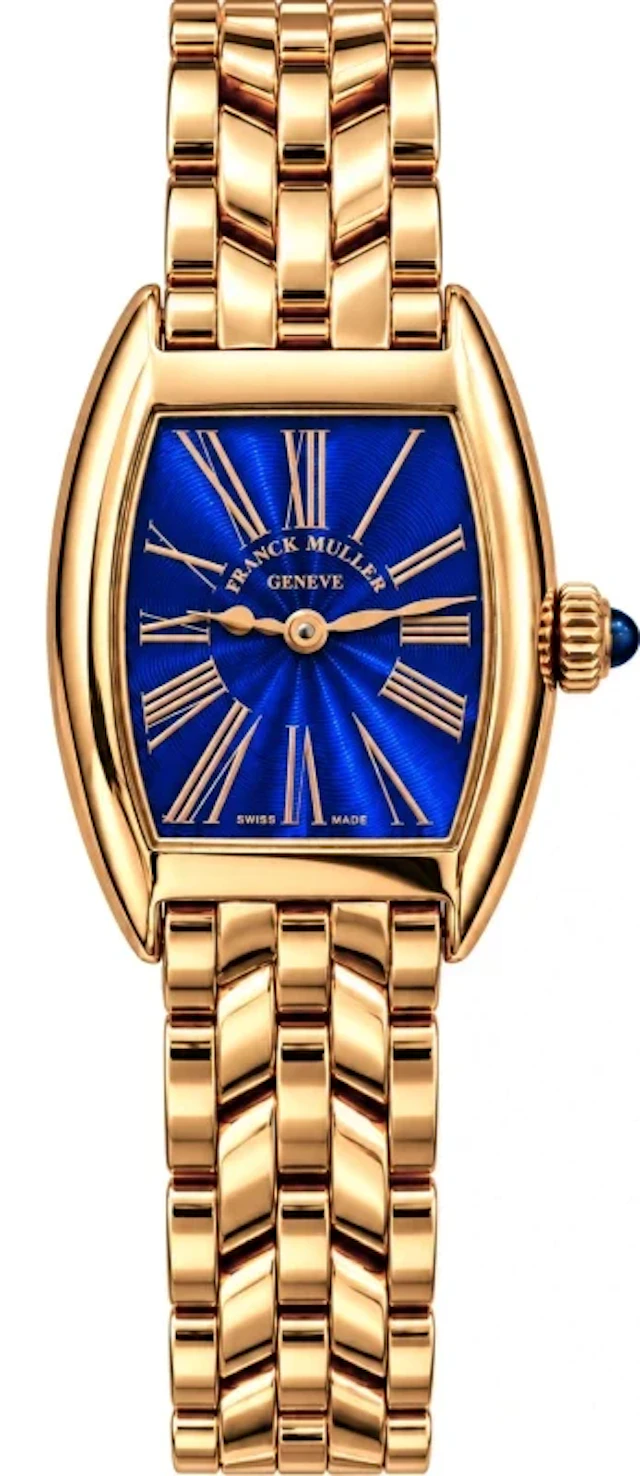 Franck Muller Cintrée Curvex 18K Rose Gold Woman's Watch