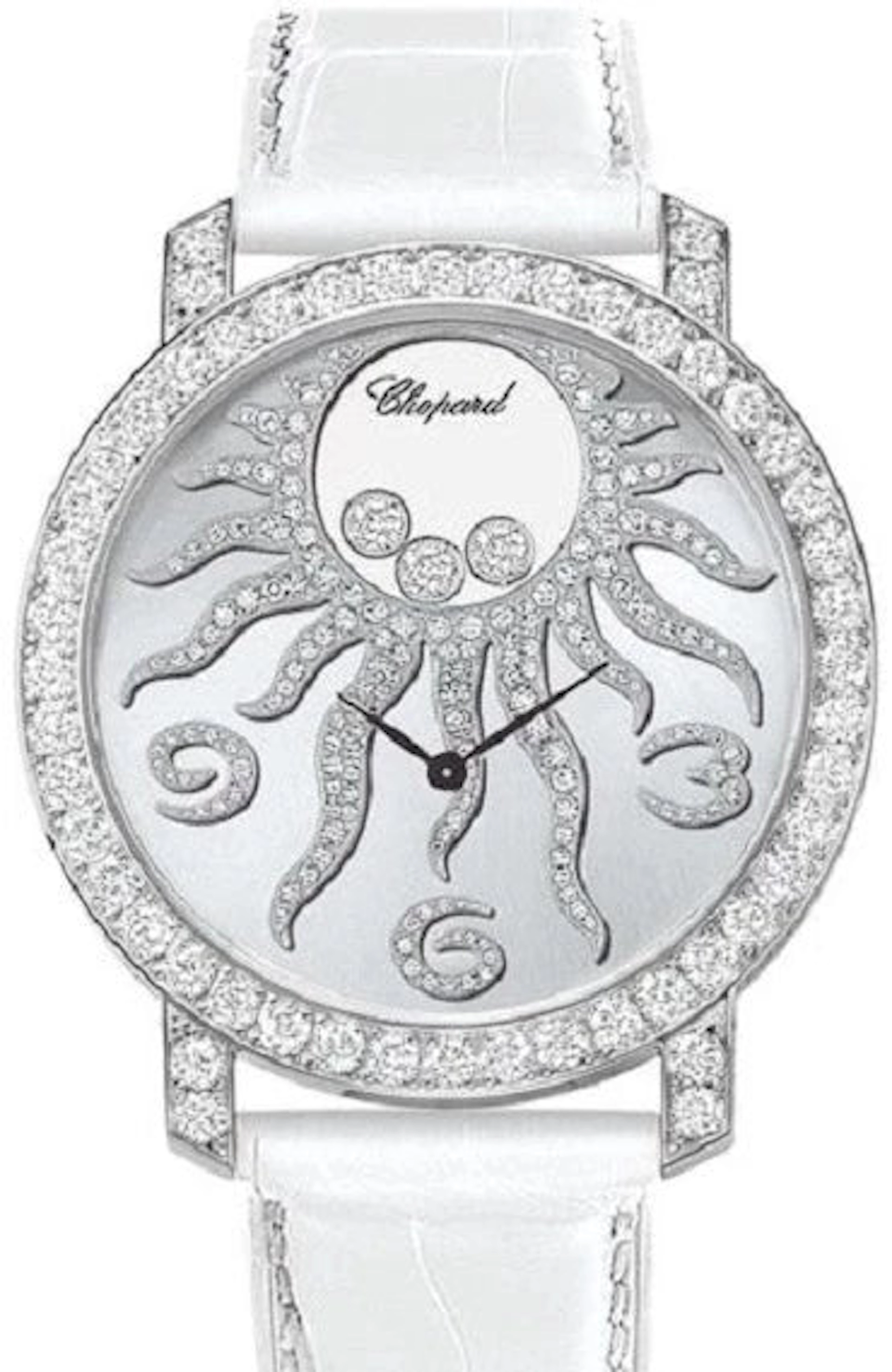 Chopard Happy Diamonds Happy Sun 18K White Gold & Diamonds Lady's Watch