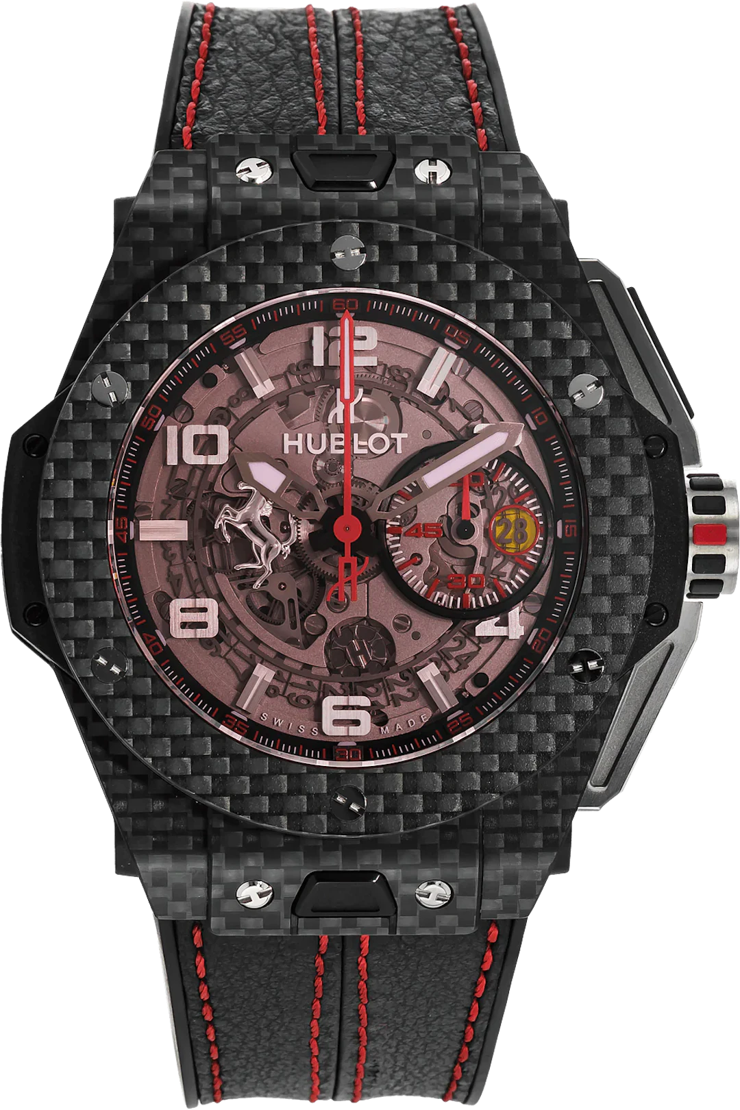 Hublot Big Bang Ferrari Red Magic Carbon Fiber Men's Watch
