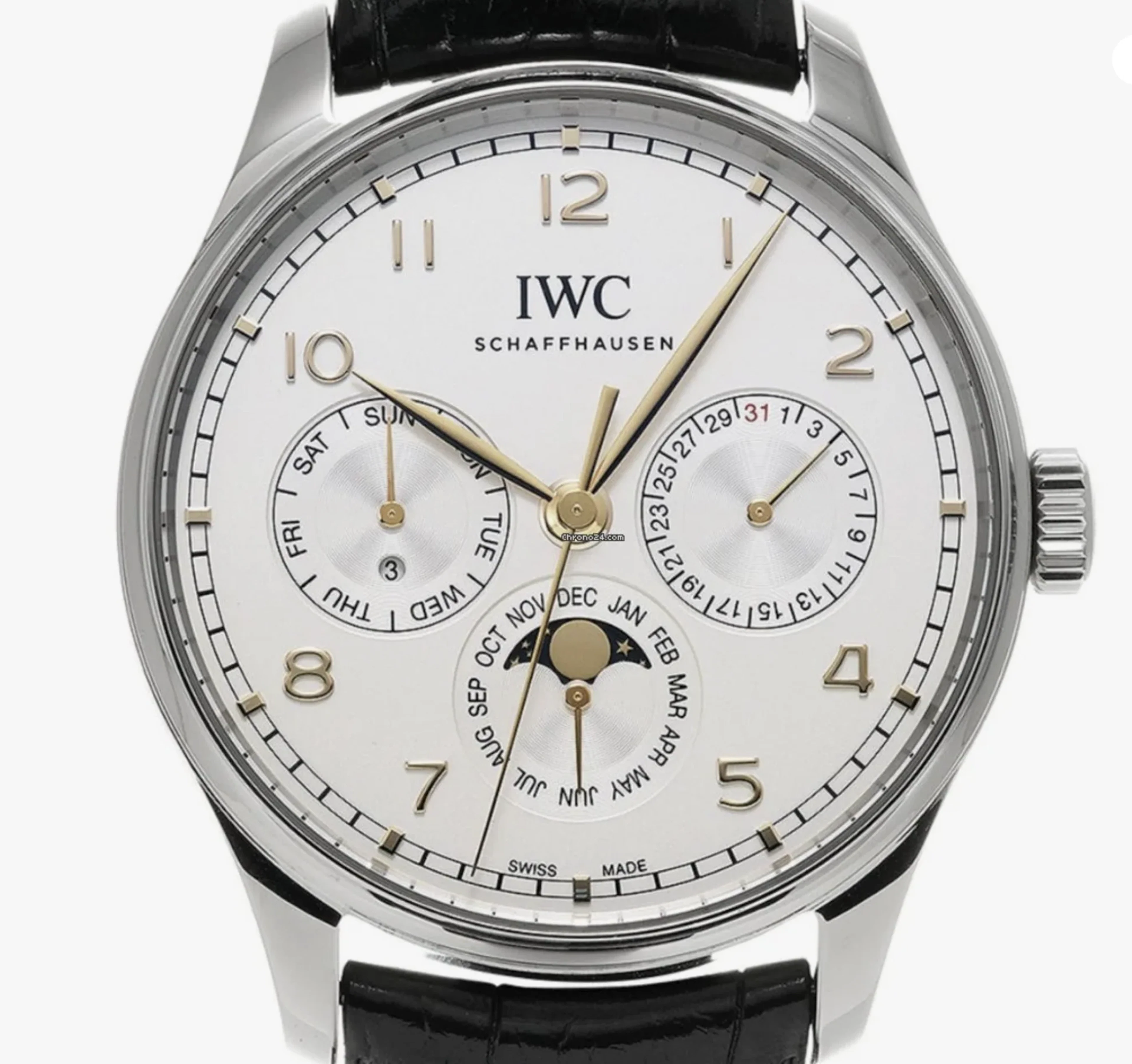 IWC Portuguese Perpetual Calendar Stainless Steel Men’s Watch