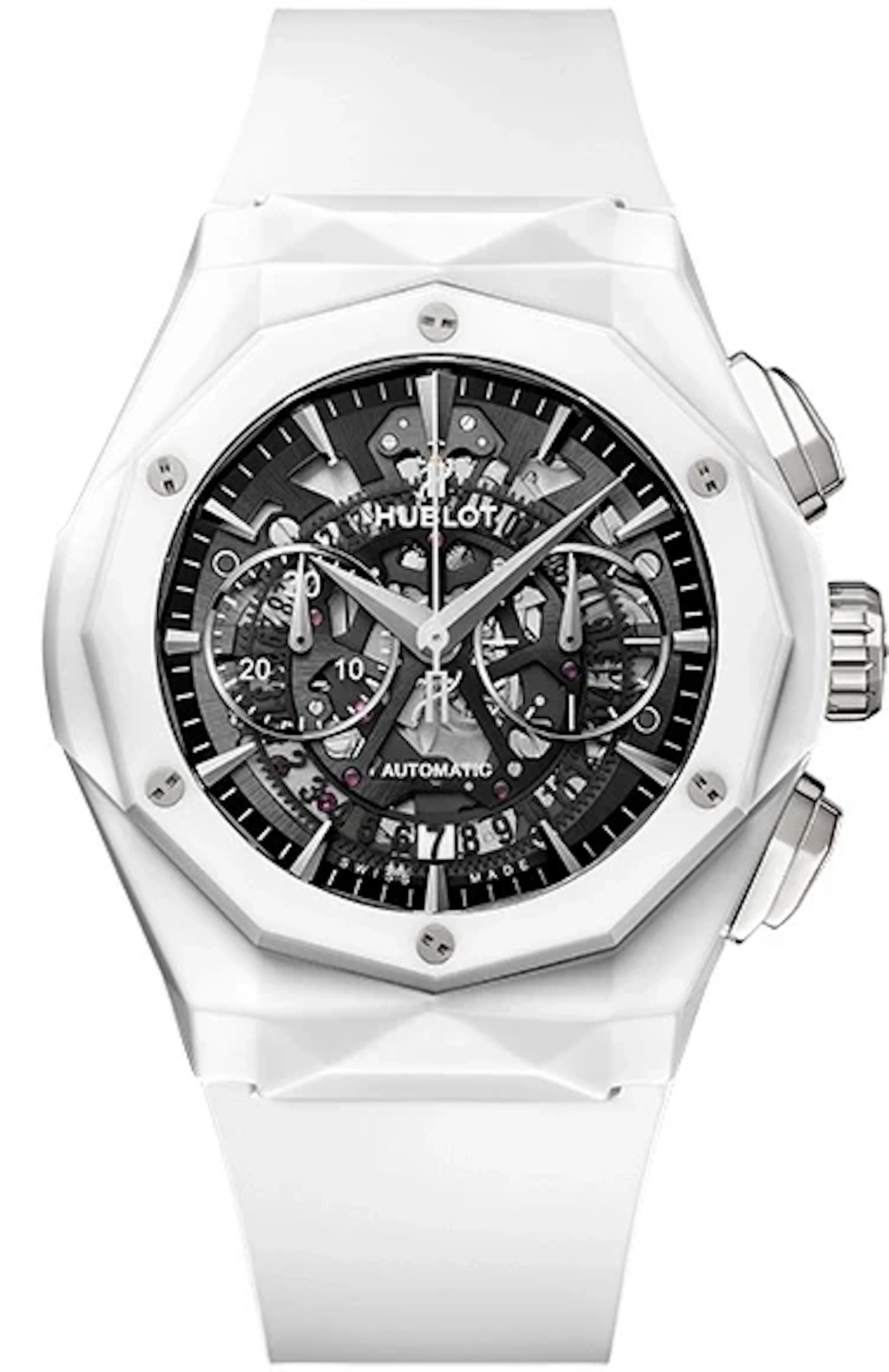 Hublot Classic Fusion Aerofusion Chronograph Orlinski White Ceramic Men's Watch