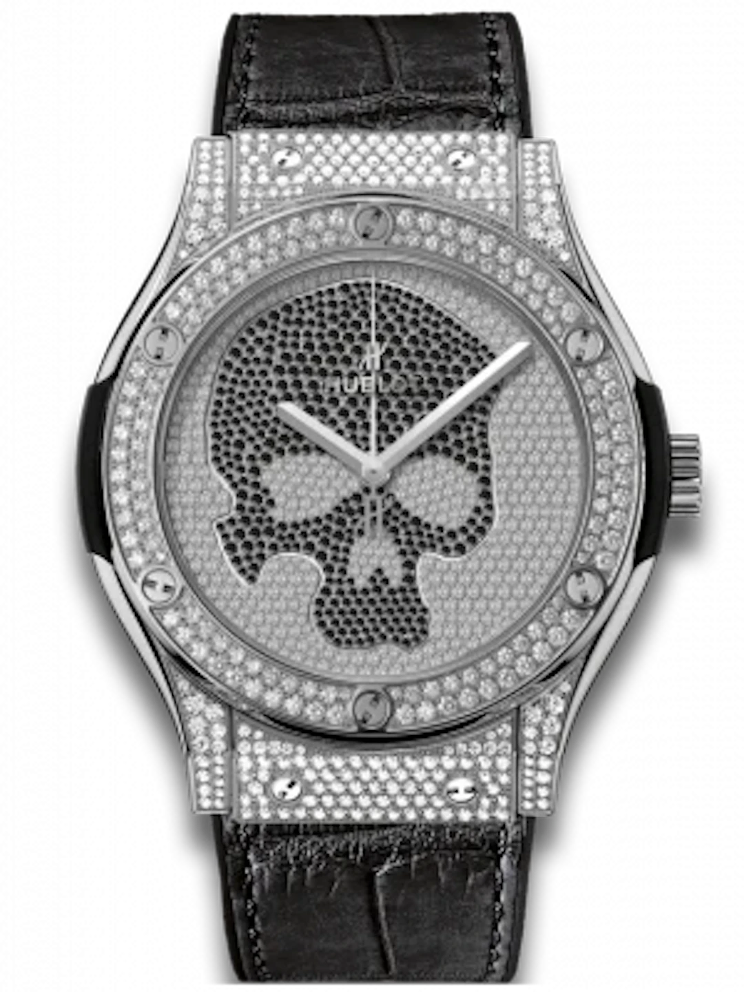 Hublot Classic Fusion Skull Titanium Pavè Men's Watch