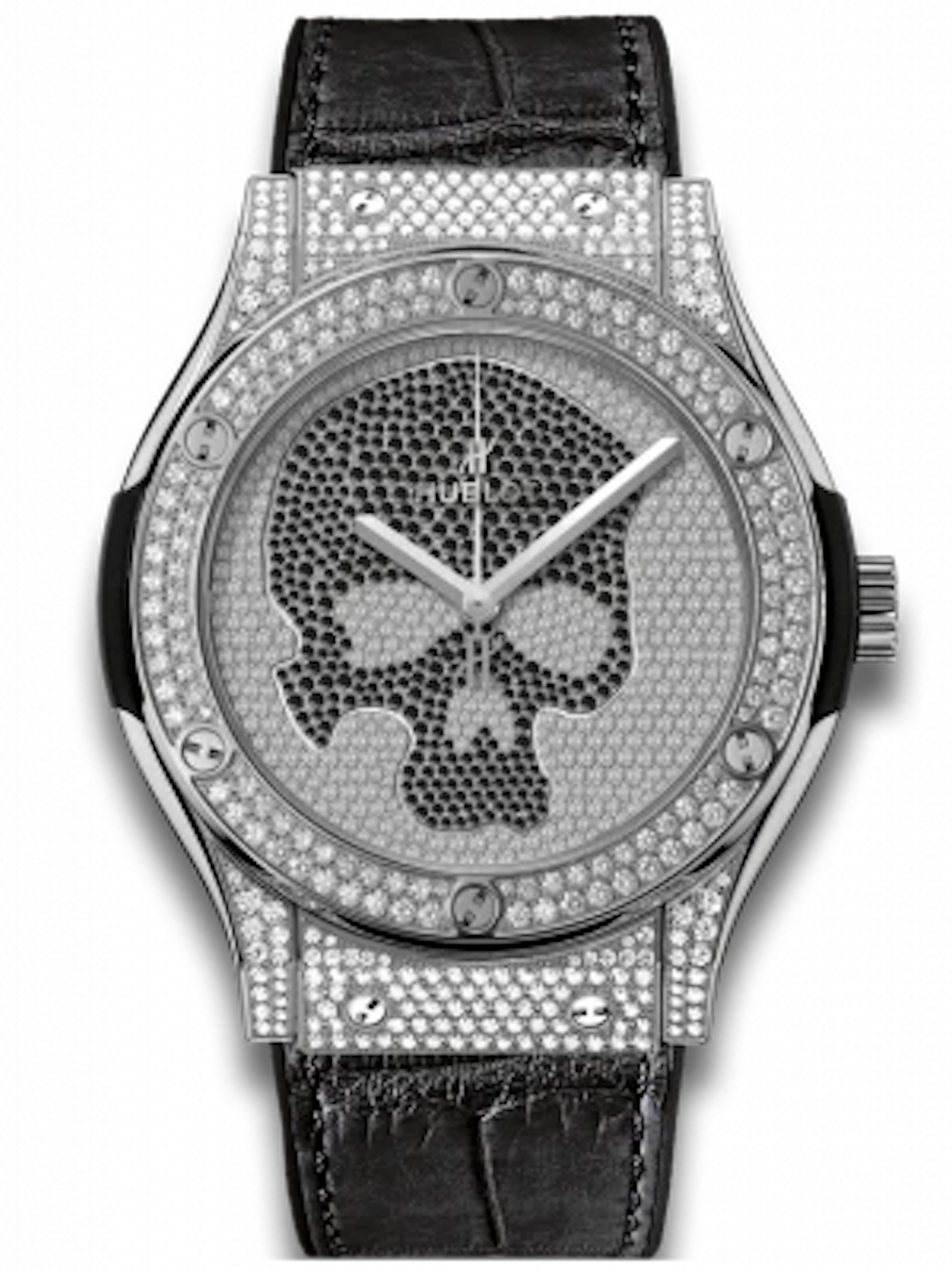 Hublot Classic Fusion Skull Titanium Pavè Men's Watch