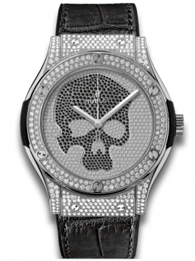 Hublot Classic Fusion Skull Titanium Pavè Men's Watch