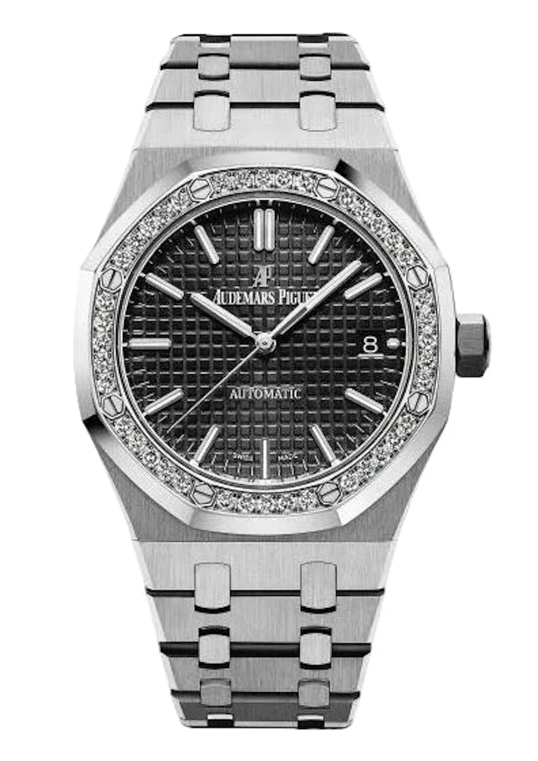 Audemars Piguet Royal Oak Selfwinding Stainless Steel Diamond-Set Ladies' Watch
