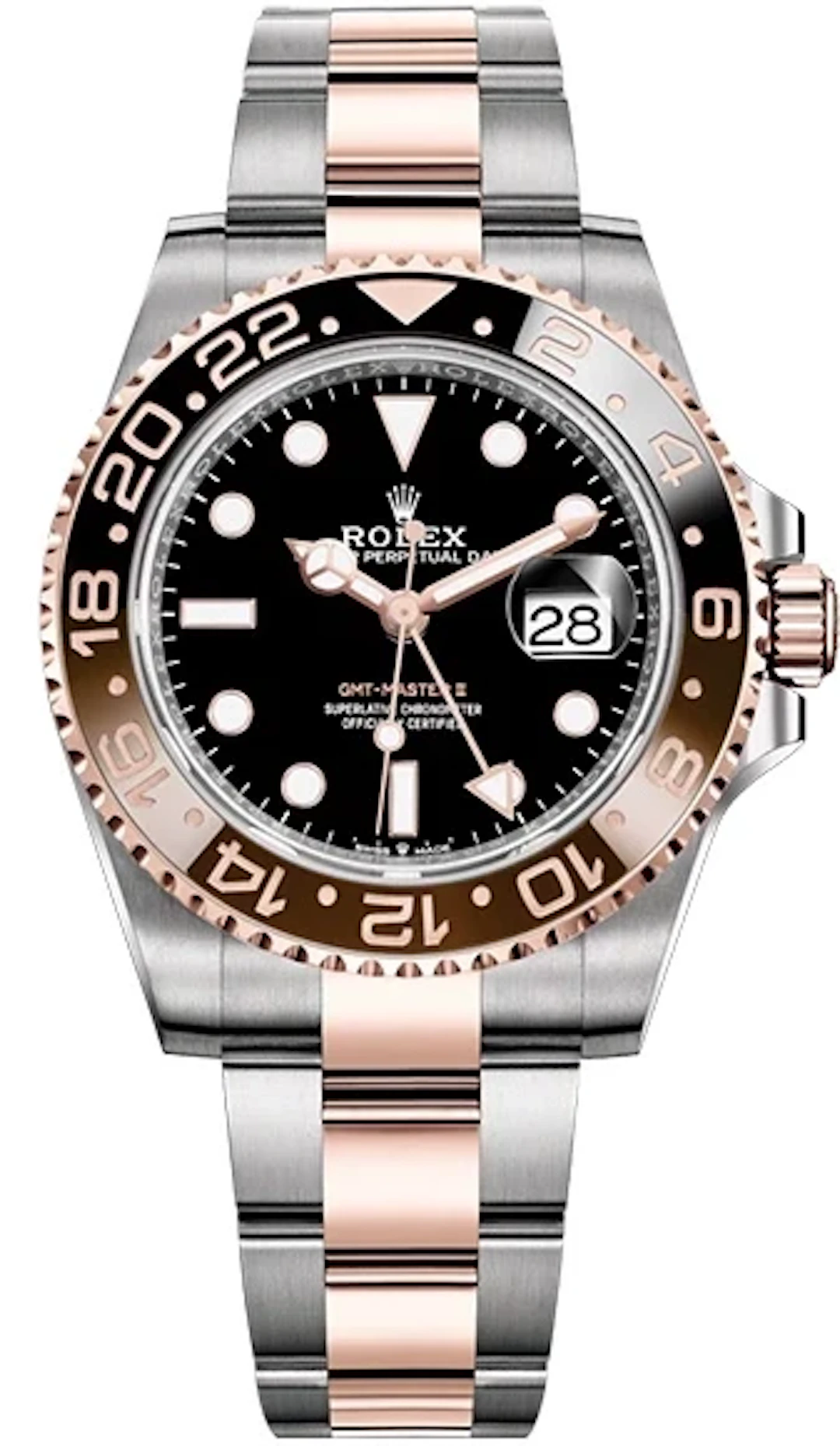 Rolex GMT-Master II Stainless Steel and 18K Rose Gold Men's Watch