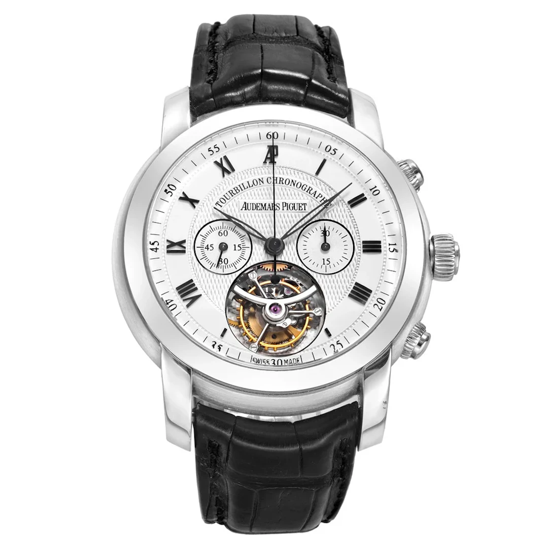 Audemars Piguet Jules Audemars Chronograph Tourbillon 18K White Gold Mens Watch