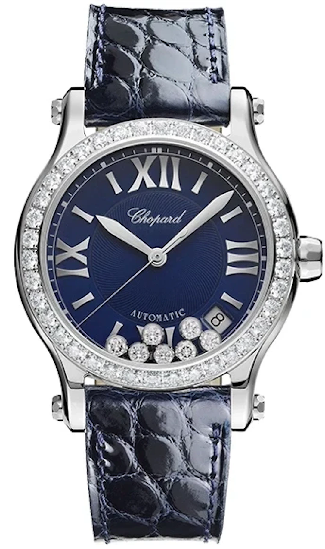 Chopard Happy Sport Stainess Steel & Diamonds Lady's Watch