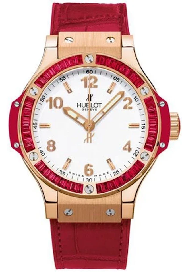 Hublot Big Bang Tutti Frutti 18K Rose Gold & Spinels Lady's Watch