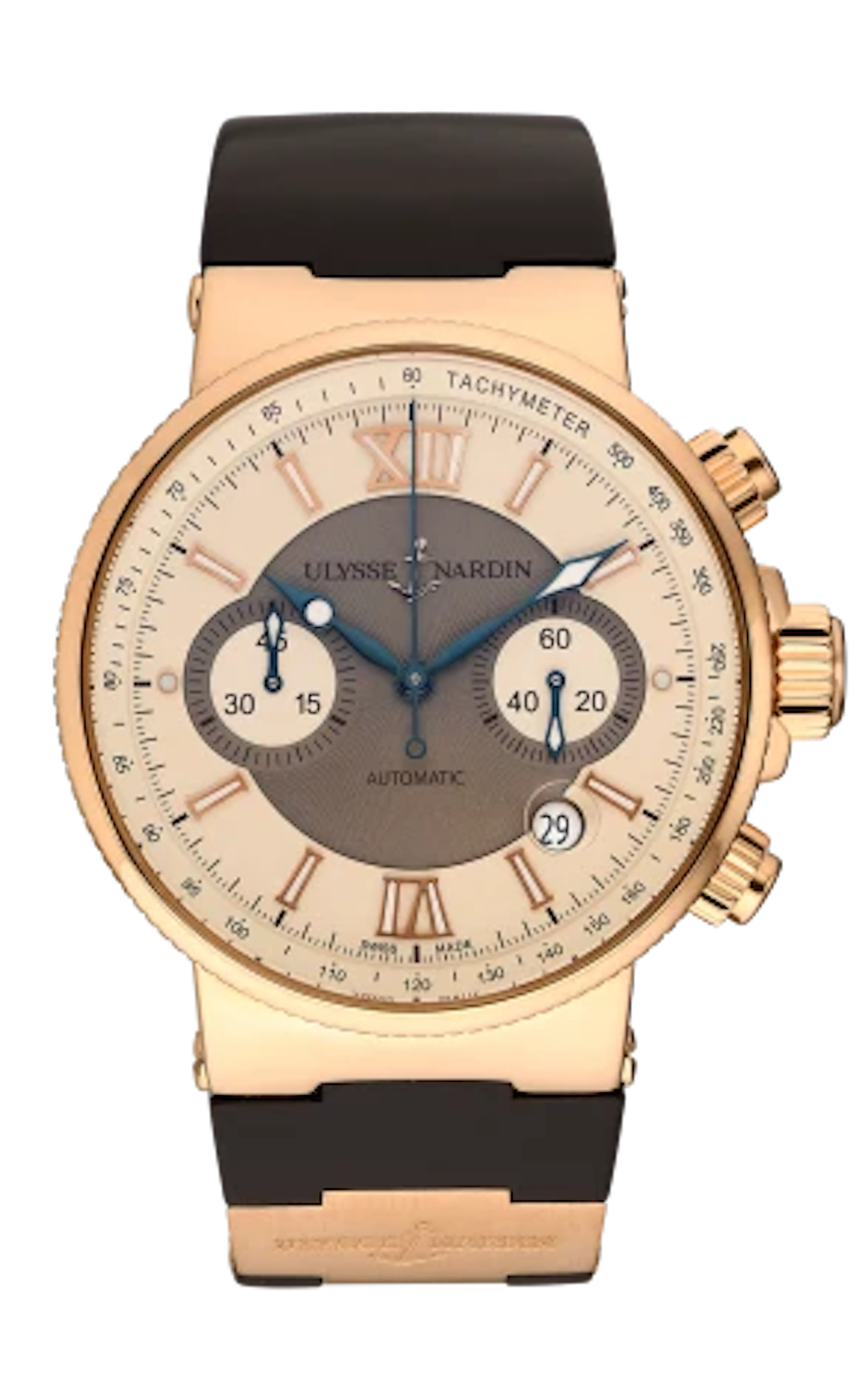 Ulysse Nardin Marine Chronograph 18K Yellow Gold Men's Watch