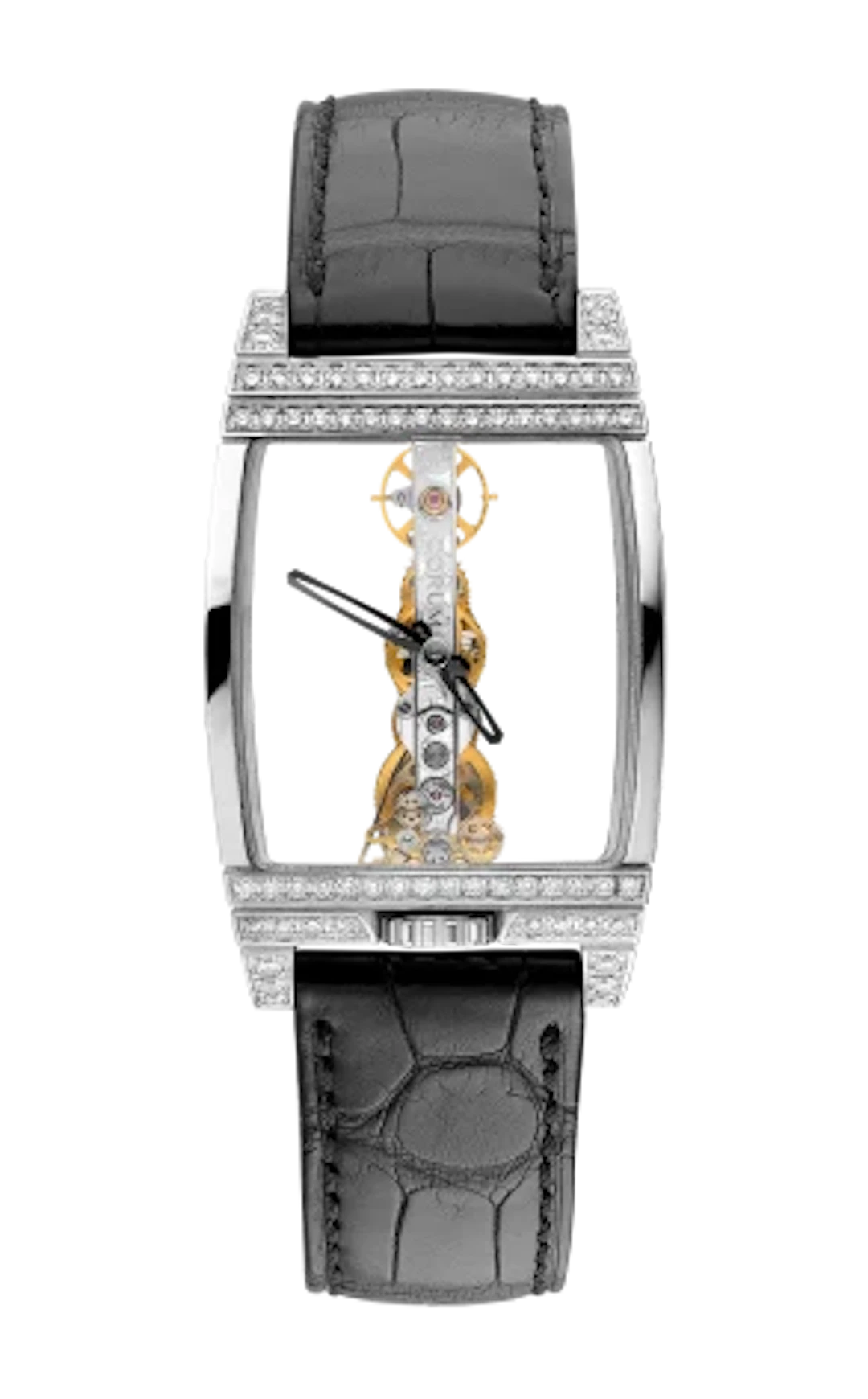 Corum Golden Bridge 18K White Gold & Diamonds Unisex Watch
