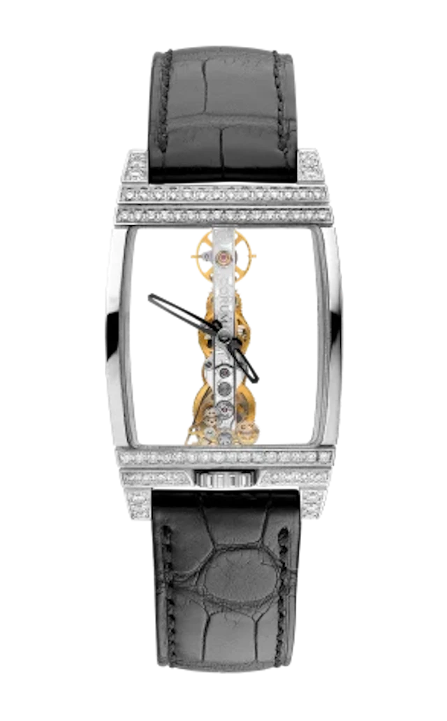 Corum Golden Bridge 18K White Gold & Diamonds Unisex Watch