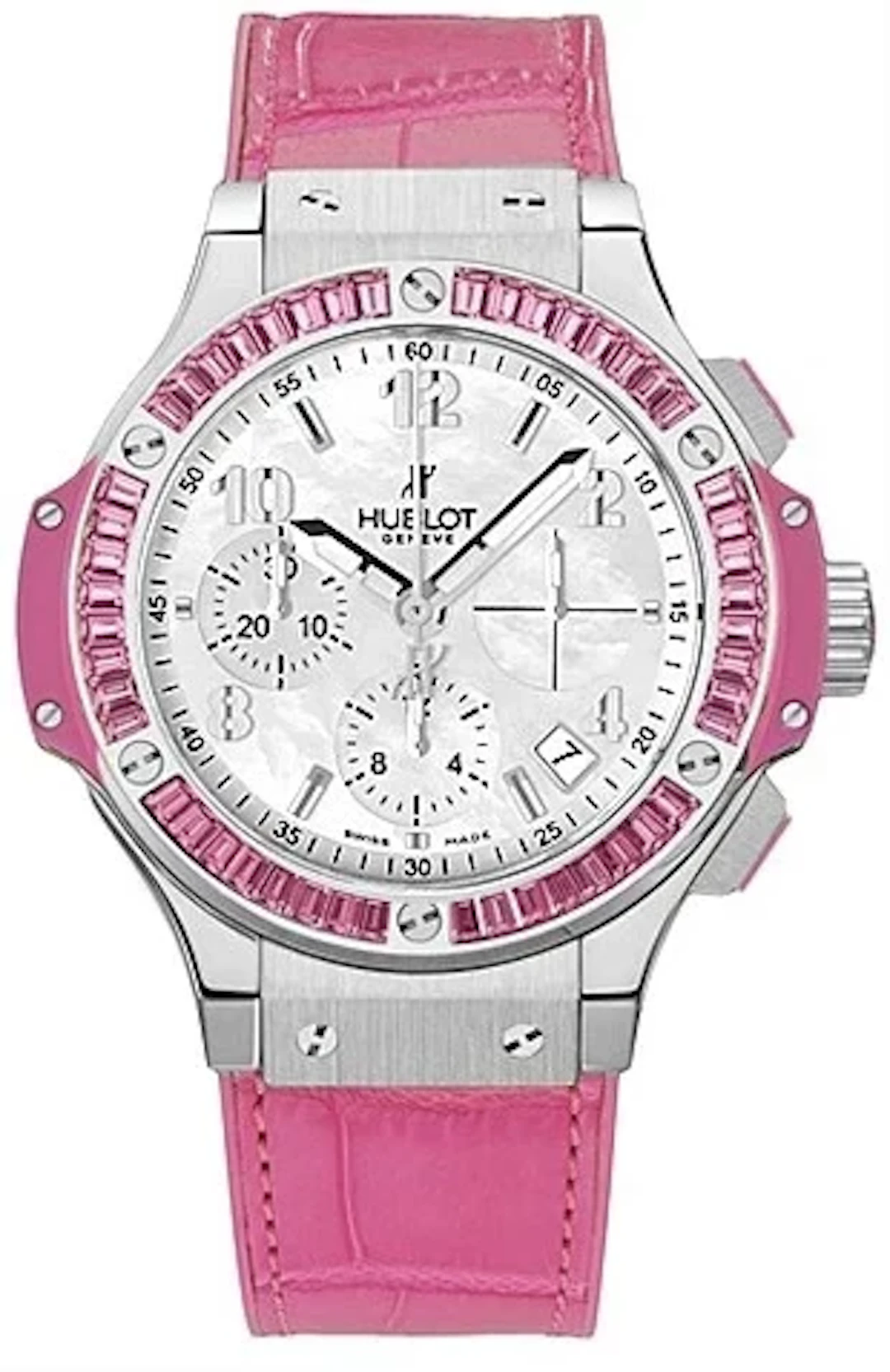 Hublot Big Bang Tutti Frutti Chronograph Stainless steel & Pink Sapphirers