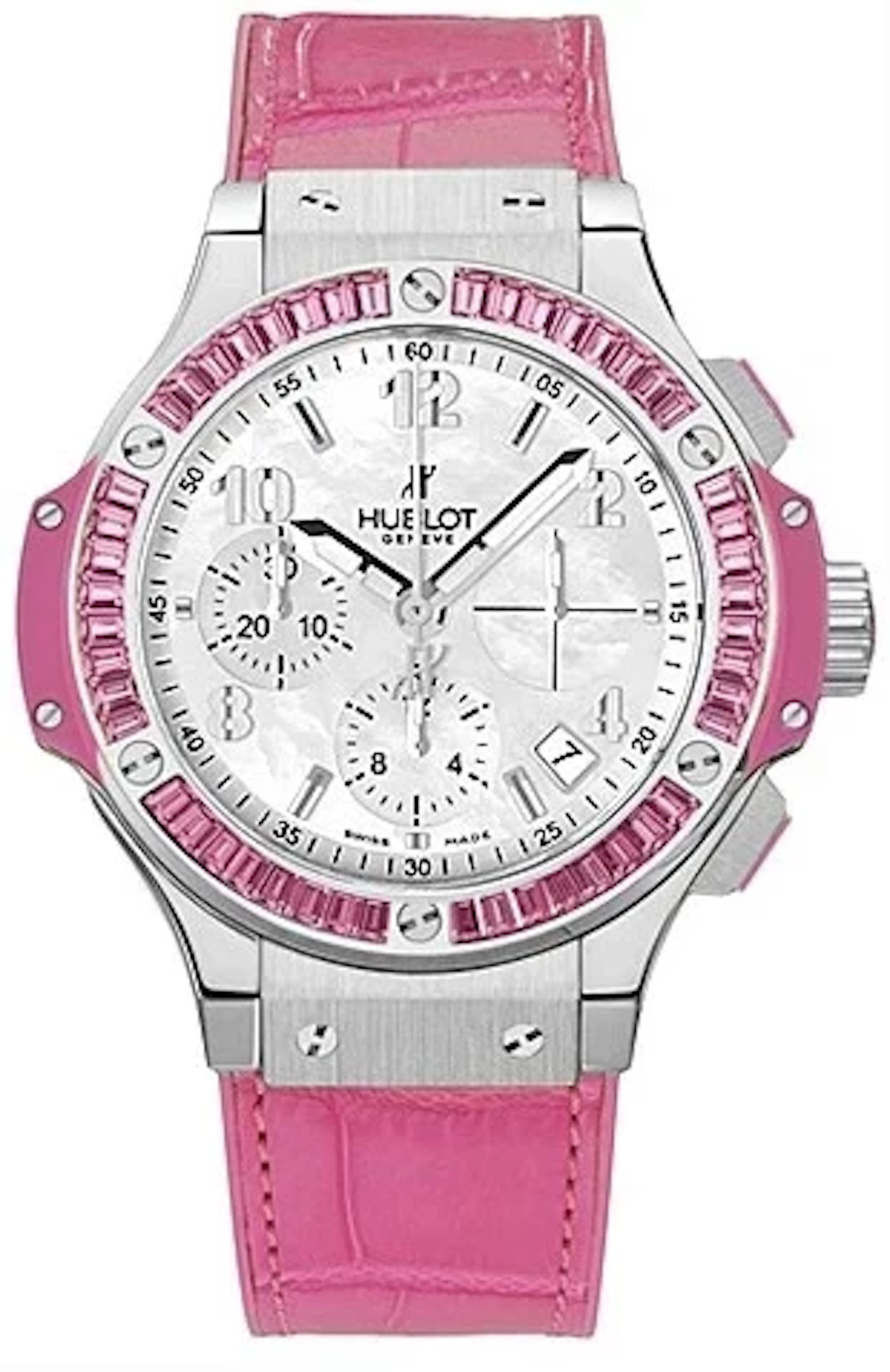 Hublot Big Bang Tutti Frutti Chronograph Stainless steel & Pink Sapphirers