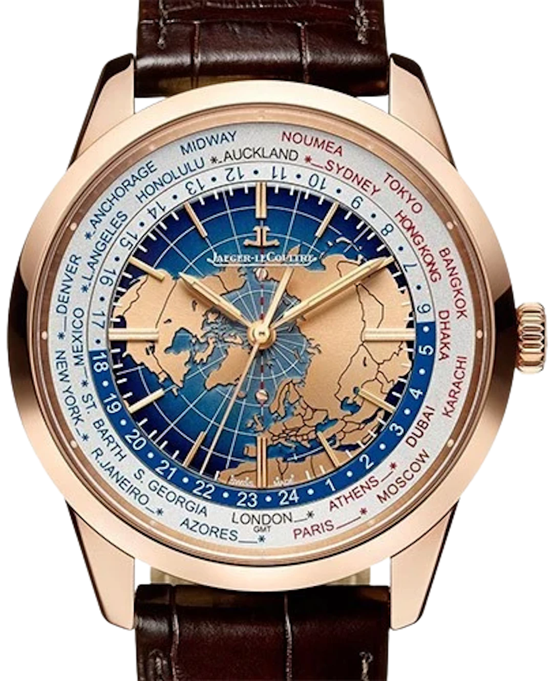 Jaeger-LeCoultre Geophysic Universal Time 18K Rose Gold Men’s Watch